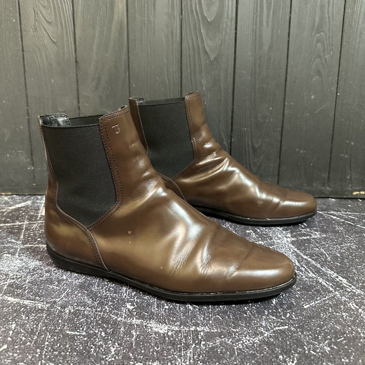 Tod's Tod’s Brown Leather women’s Boots size 39 Size US 9 / IT 39 - 2 Thumbnail
