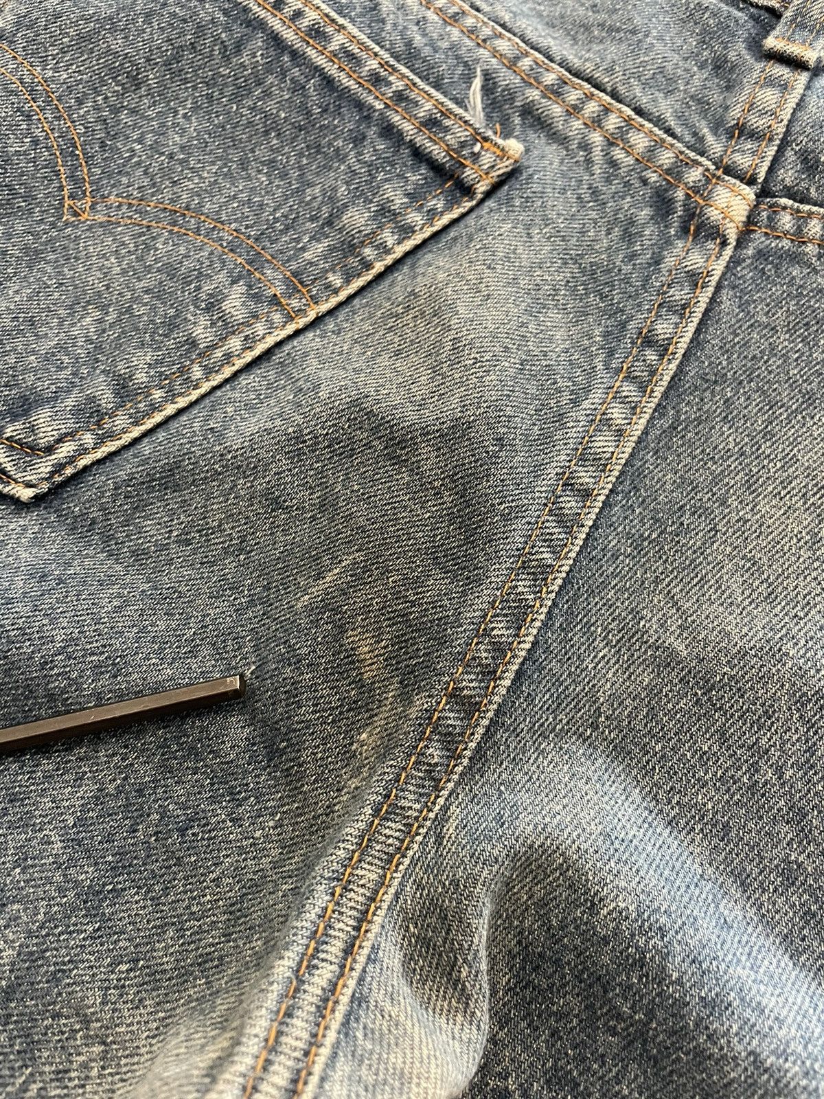 Levi's × Levi's Vintage Clothing Vintage Levi’s “Orange Tab” Jeans (Sz.34x30) Size US 34 / EU 50 - 4 Thumbnail