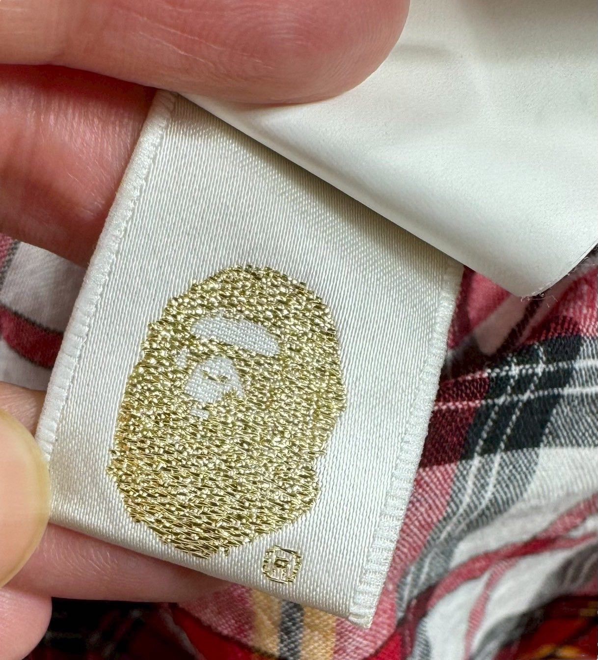 Bape BAPE check long shirts Size US XL / EU 56 / 4 - 6 Thumbnail
