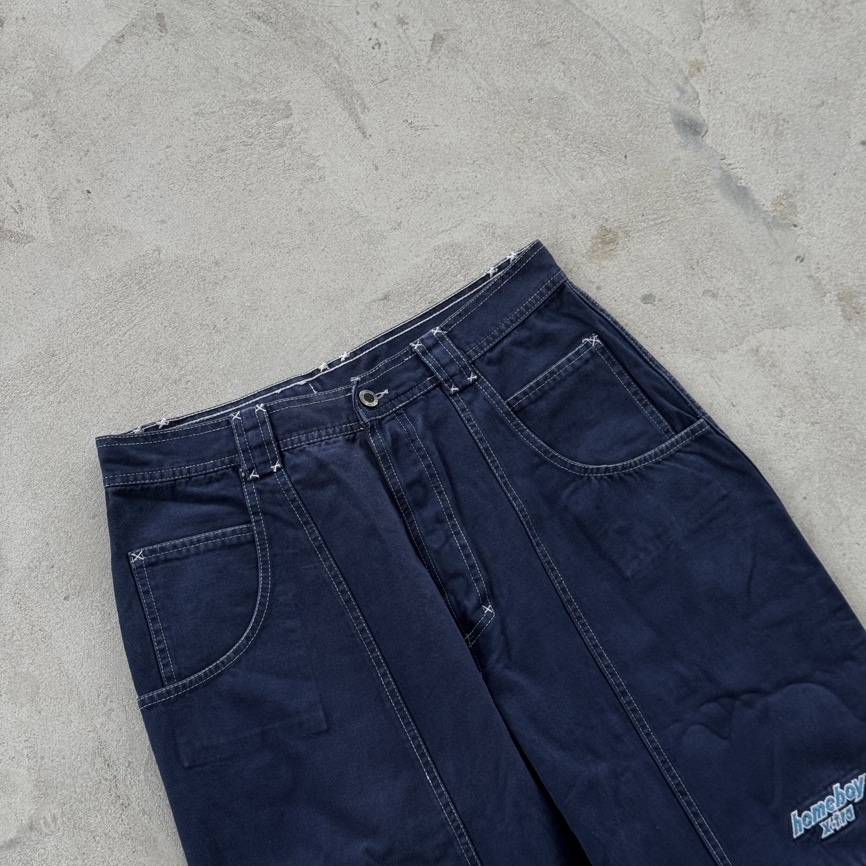 Rap Tees Vintage Homeboy Baggy Rap Pants Size US 34 / EU 50 - 4 Thumbnail