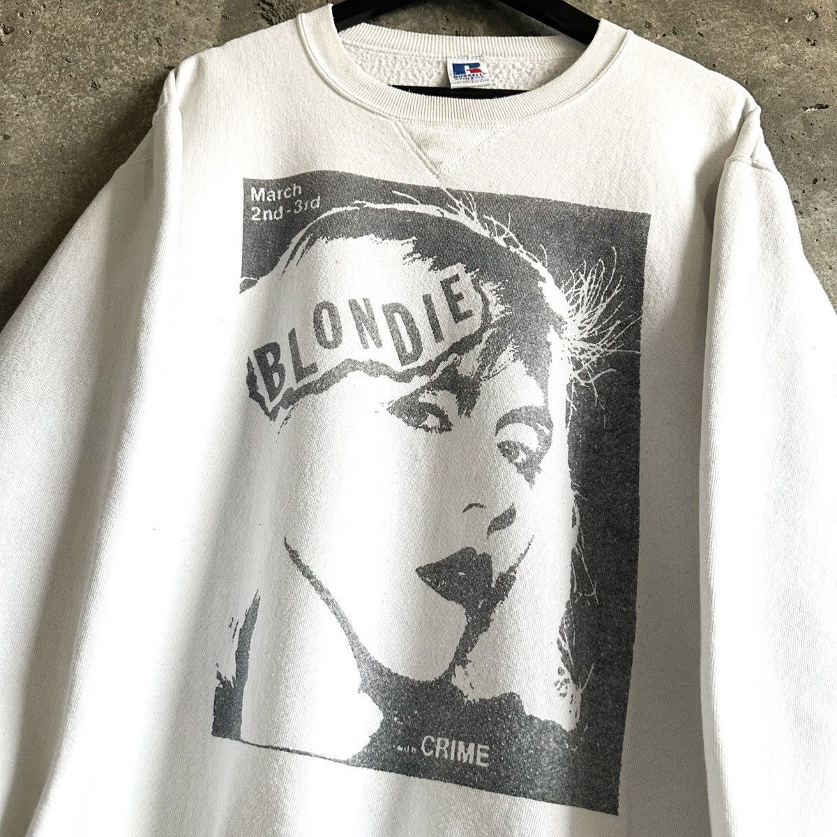 Band Tees 90’s THRASHED BLONDIE Punk Crewneck Sweatshirt Size US XL / EU 56 / 4 - 2 Thumbnail