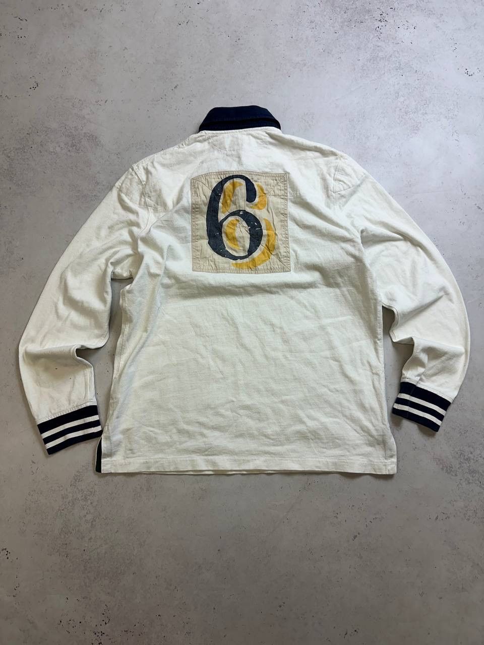 Polo Ralph Lauren × Vintage Vintage Polo Ralph Lauren Chief Keef Style Rugby Shirt L Size US L / EU 52-54 / 3 - 3 Thumbnail