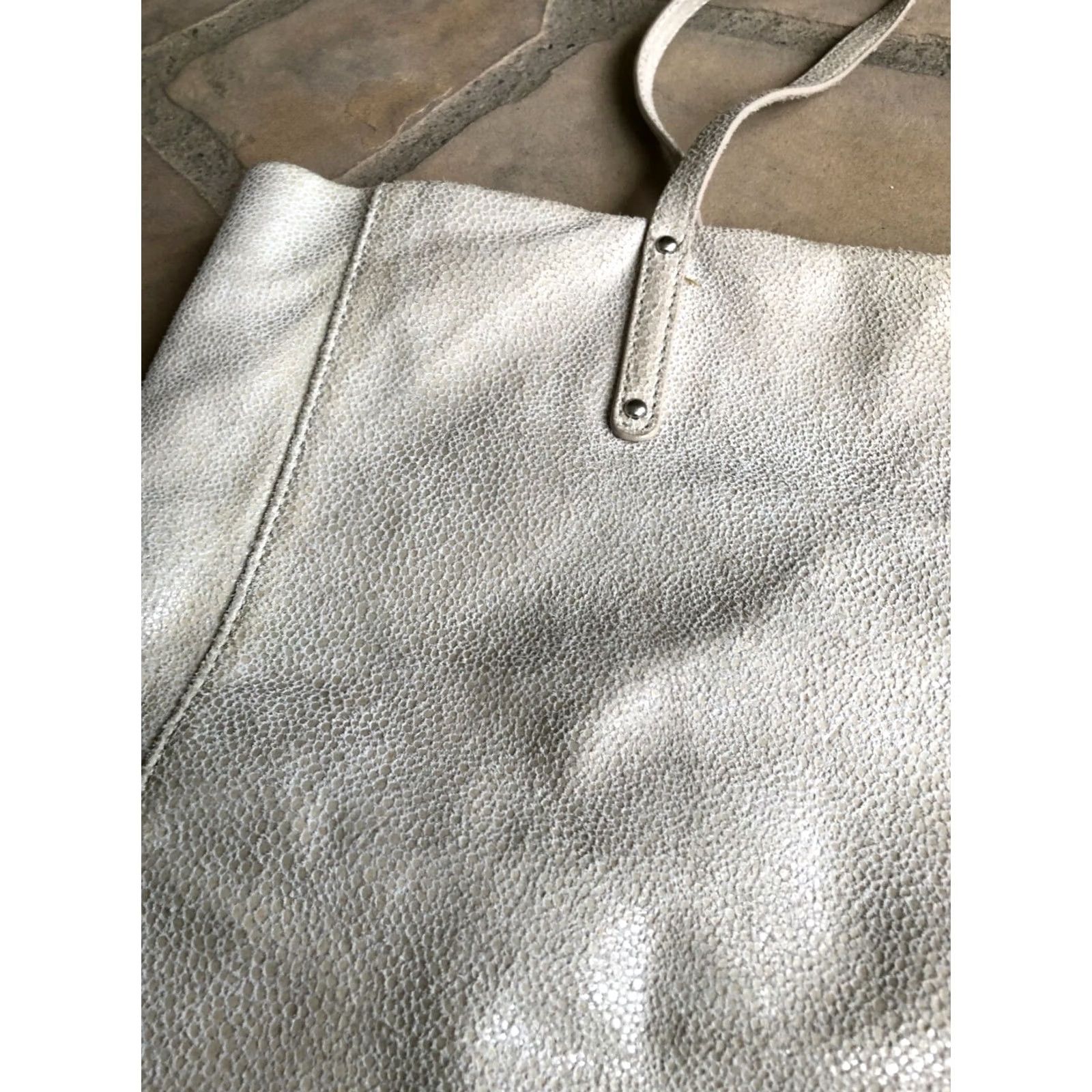 Vintage VINTAGE HALOGEN Women's Scale Embossed Genuine Leather Large Shoulder Bag Purse Size ONE SIZE - 3 Thumbnail
