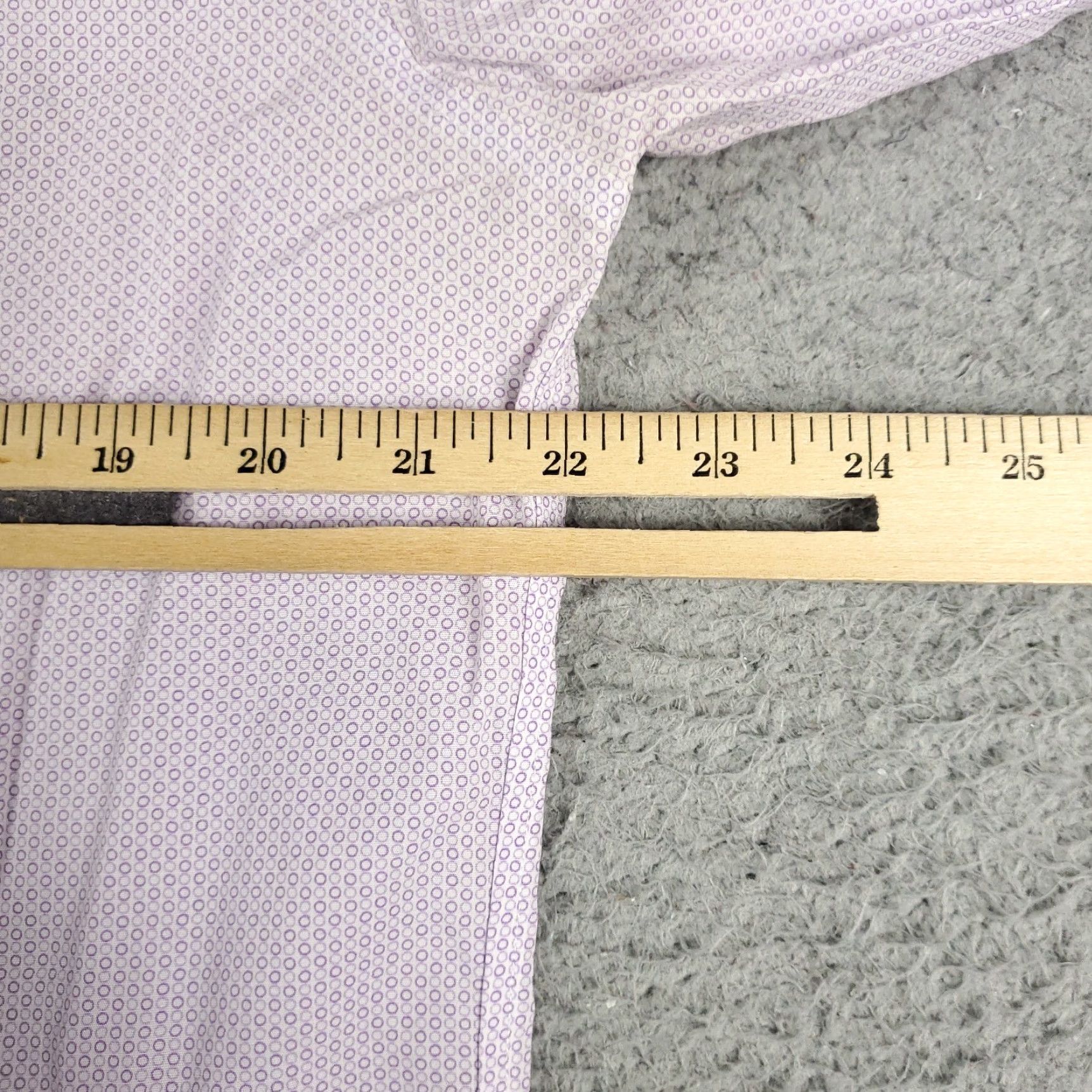 Bonobos VINTAGE Bonobos Dress Shirt Men's Size 16 Purple Cotton Long Sleeve Button Up Business Casual Formal Size 42R - 7 Thumbnail