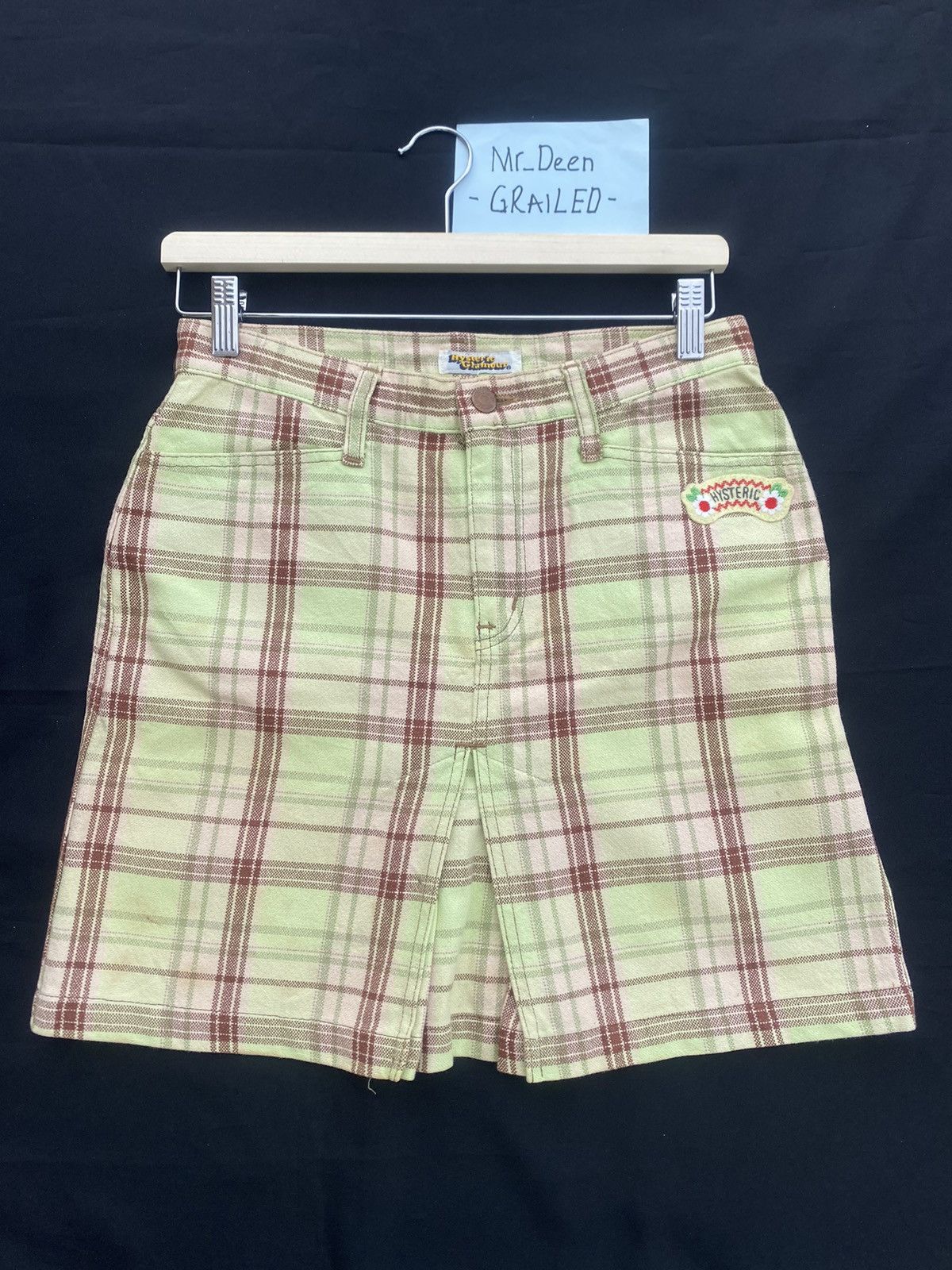 Rare Vintage Hysteric Glamour Checkered Skirt