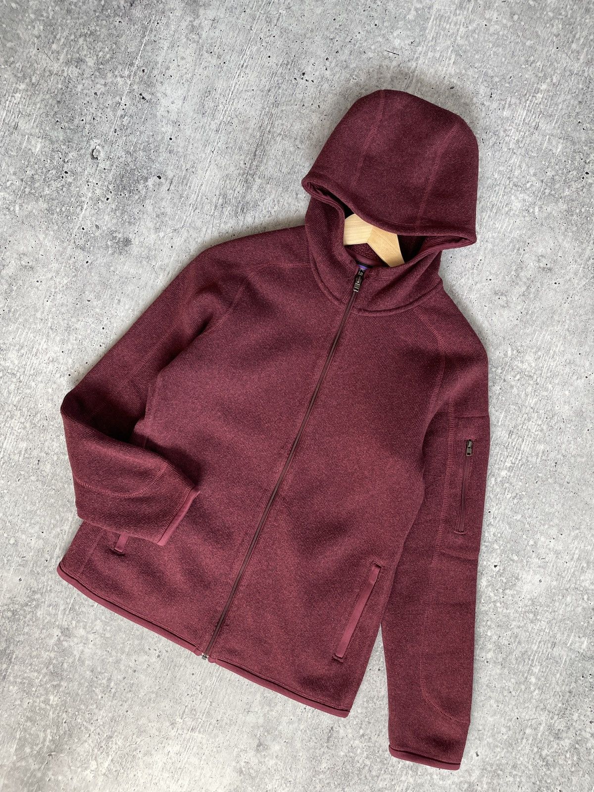 Patagonia Patagonia Women’s Fleece Hoodie Jacket Burgundy Size S Size S / US 4 / IT 40 - 16 Thumbnail
