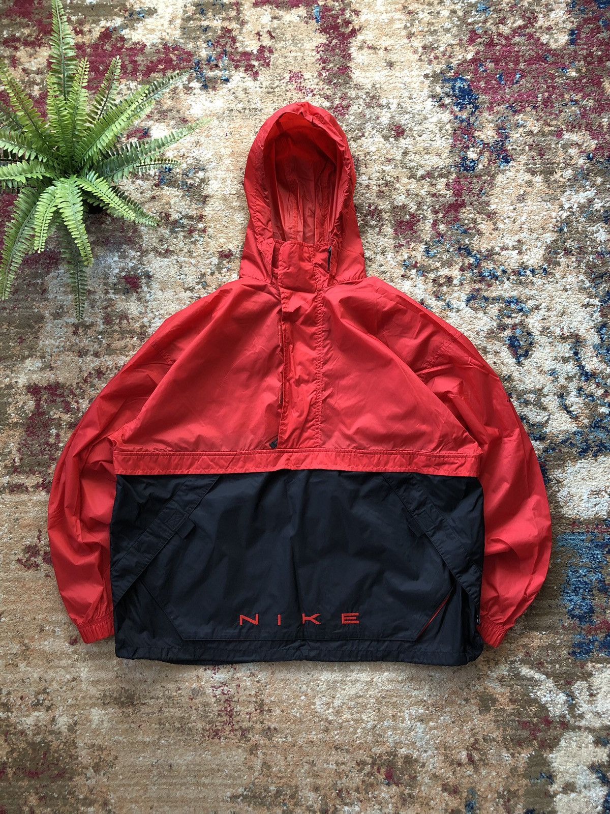 👺 NIKE ANORAK RETRO TRACK JACKET BIG LOGO Y2K 90’s
