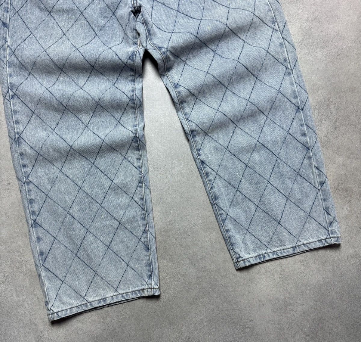 Ed Hardy Ed Hardy X Urban Outfitters Distressed Denim Wide Leg Pants Size US 32 / EU 48 - 8 Thumbnail