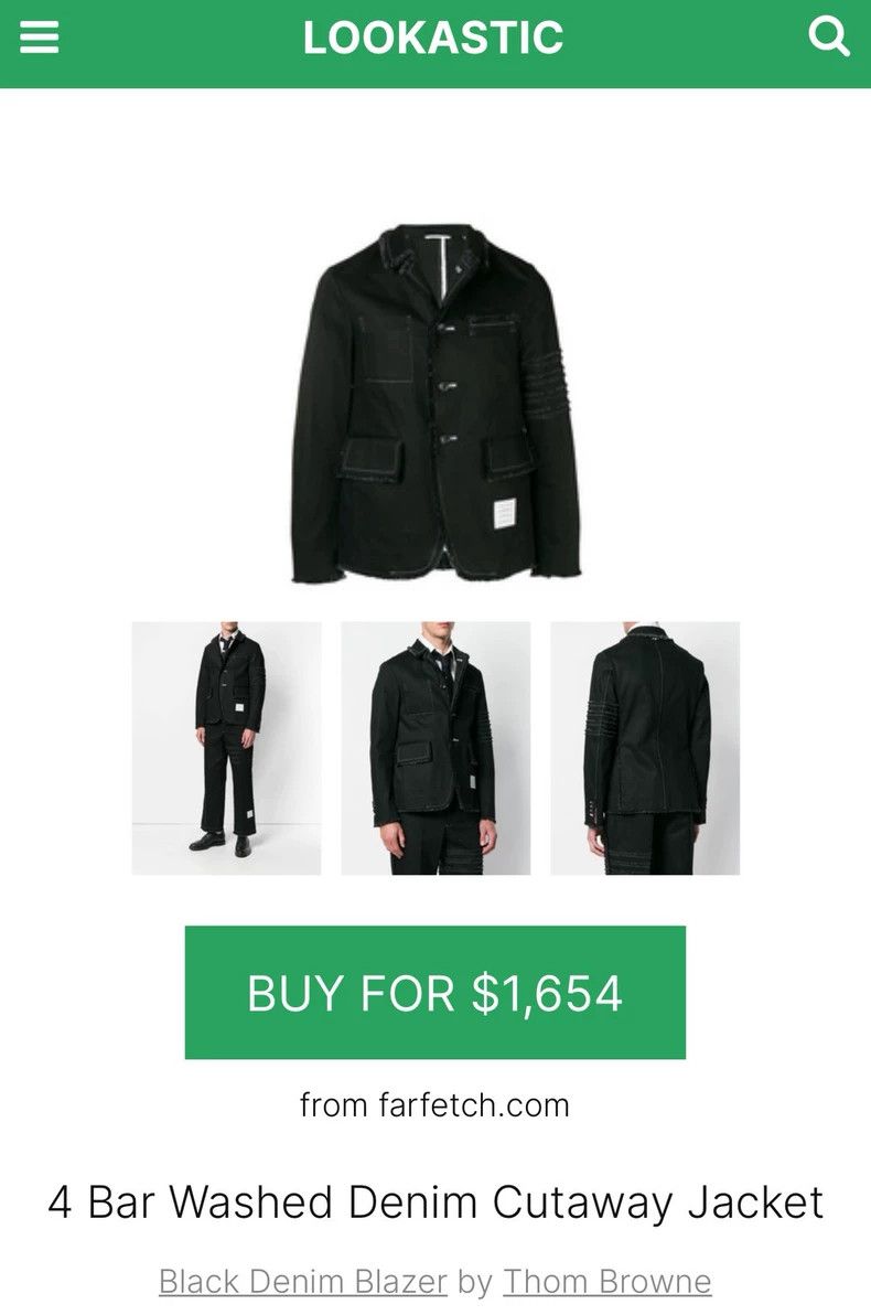 Thom Browne Thom Browne Black cowboy jacket Size US S / EU 44-46 / 1 - 3 Thumbnail