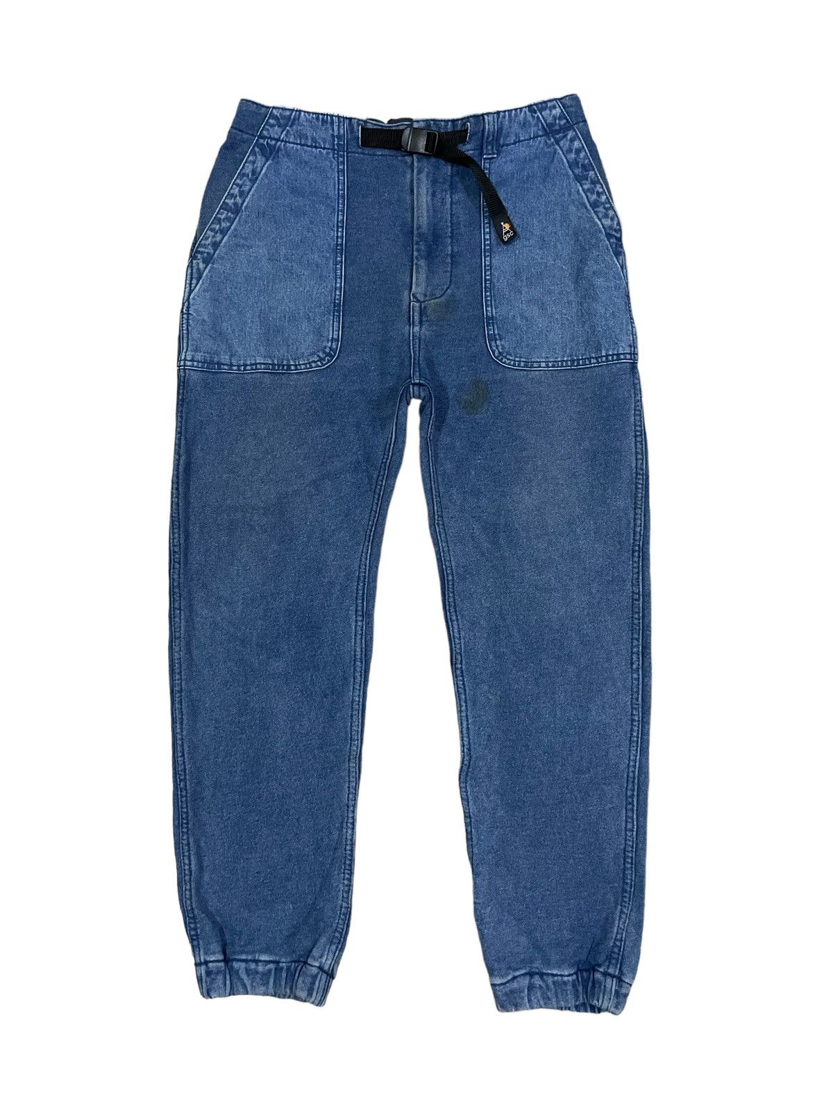 go slow caravan Go Slow Caravan Street Gorpcore Denim Jogger Pants Size US 31 - 2 Thumbnail