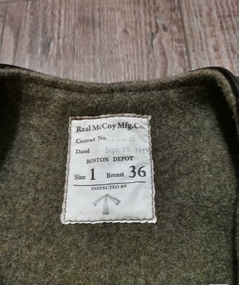 The Real McCoy's The Real McCoys Size36 ‘Jerkin Vest’ Horsehide Chamois Vest Size US M / EU 48-50 / 2 - 5 Thumbnail