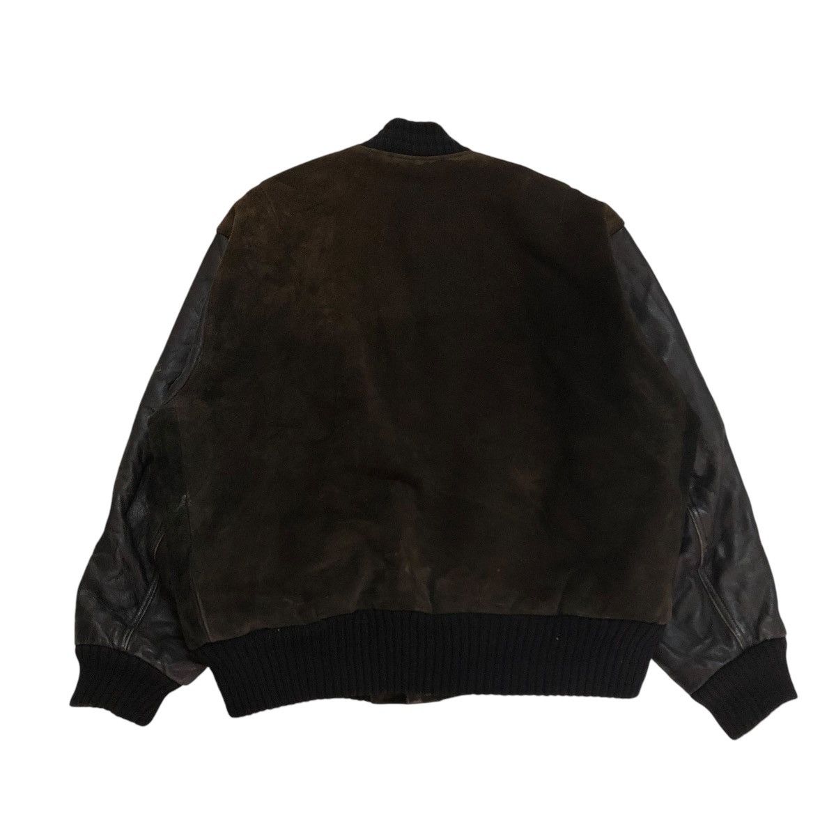 Japanese Brand 🔥VINTAGE BOMBER JACKET LEATHER CROSS COUNTRY ISSEY MIYAKE Size US M / EU 48-50 / 2 - 2 Thumbnail