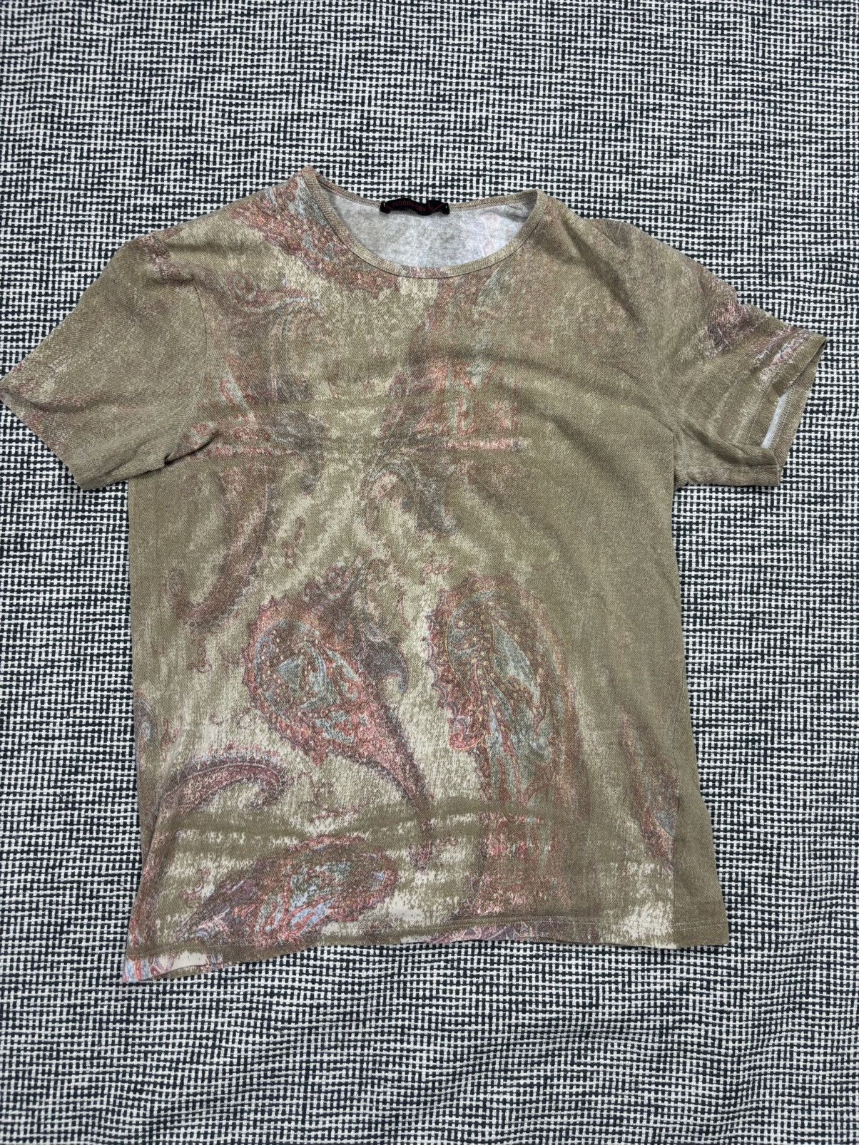 Roberto Cavalli rare vintage 00s Roberto Cavalli aop crazy print tee archive Size S / US 4 / IT 40 - 1 Thumbnail