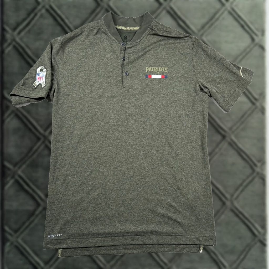 Nike Nike Patriots Shirt Mens M Golf Polo Salute Service Military Camo Blade Collar Size US M / EU 48-50 / 2 - 1 Thumbnail