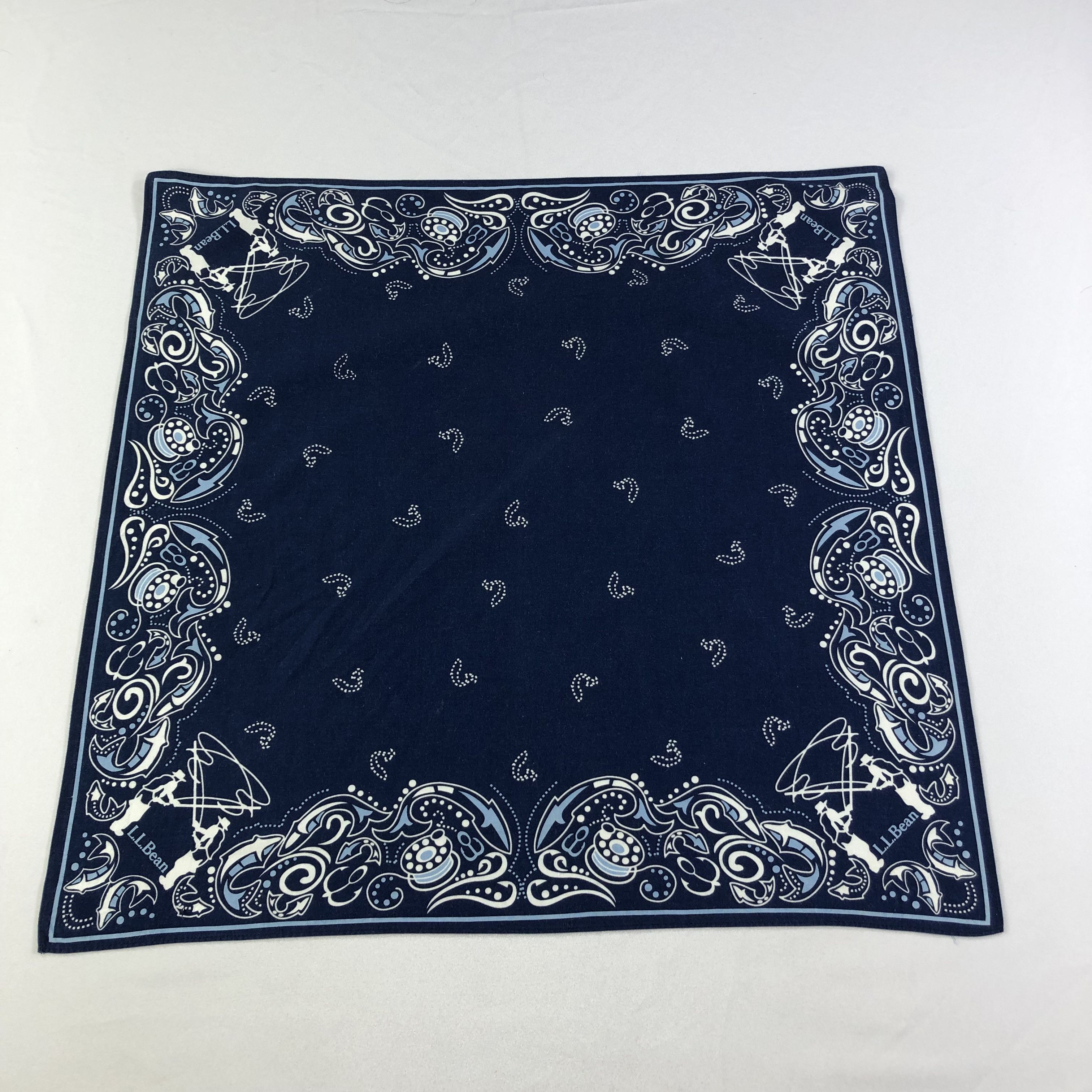 L.L. Bean L.L. Bean Fishing Handkerchief Neckerchief Bandana H2011 Size ONE SIZE - 3 Thumbnail