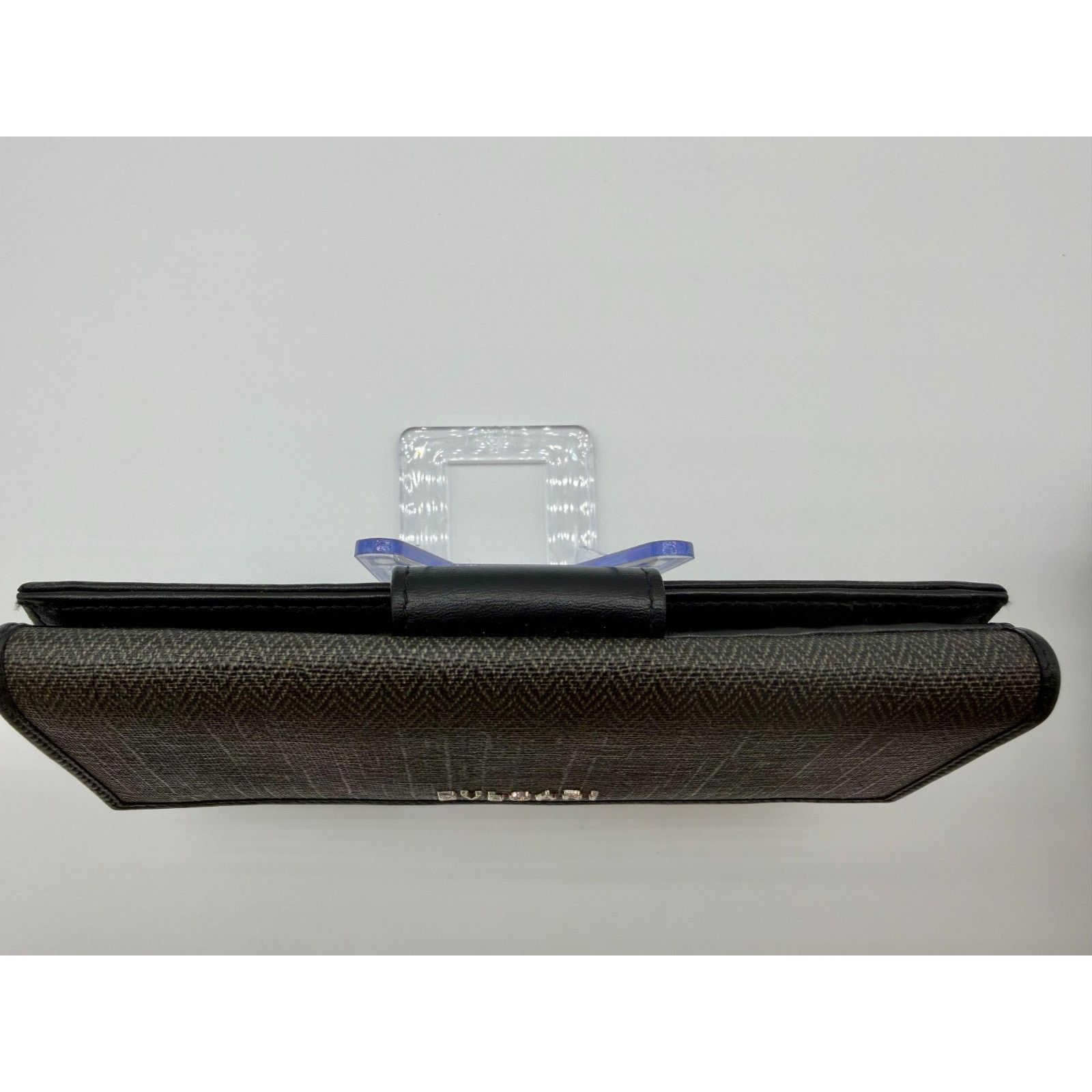 Bvlgari BVLGARI Weekend Long Wallet Gray Chevron MINT COND Size ONE SIZE - 4 Thumbnail