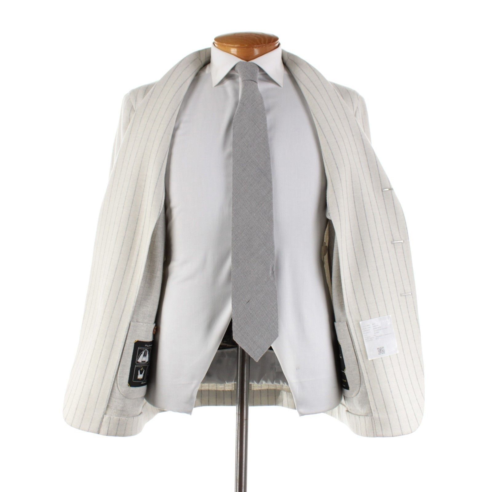 SARTORIO Sartorio Suit Size US 42 Regular in White Size 42R - 7 Thumbnail