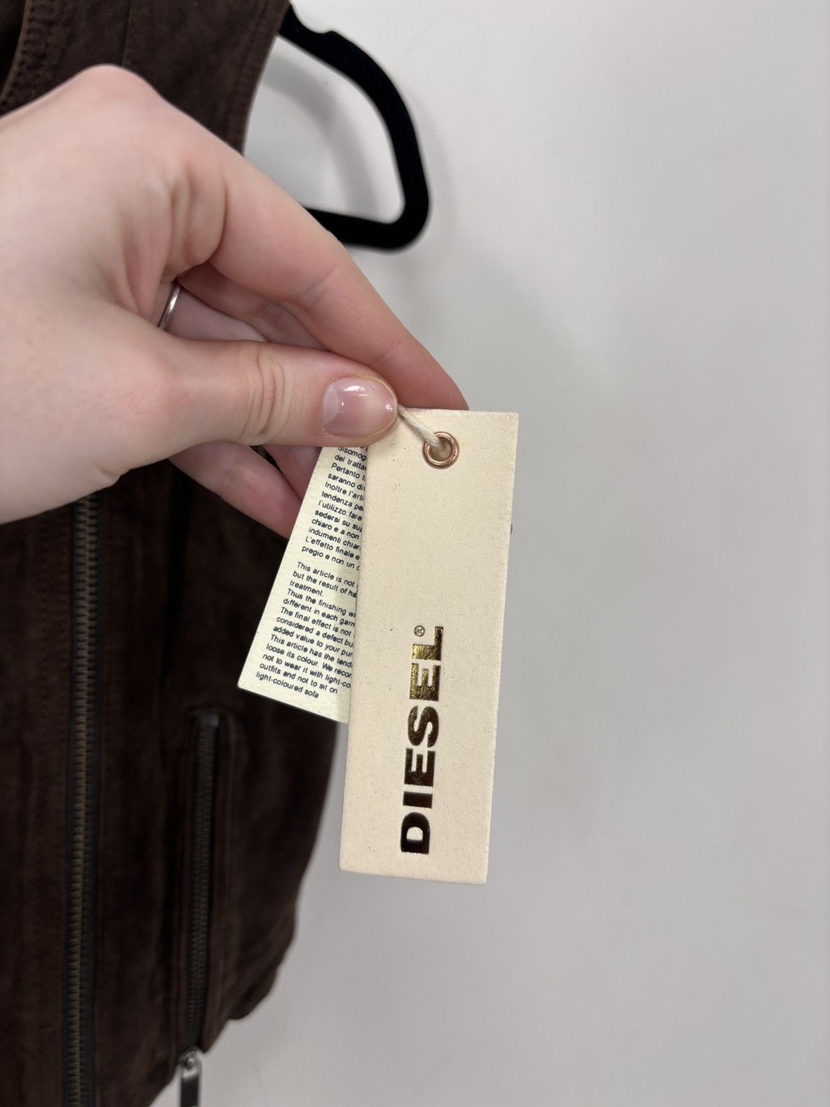 Diesel Diesel L-Zoe Women’s NWT Avant Garde Leather Vest Gilet Size S / US 4 / IT 40 - 8 Thumbnail