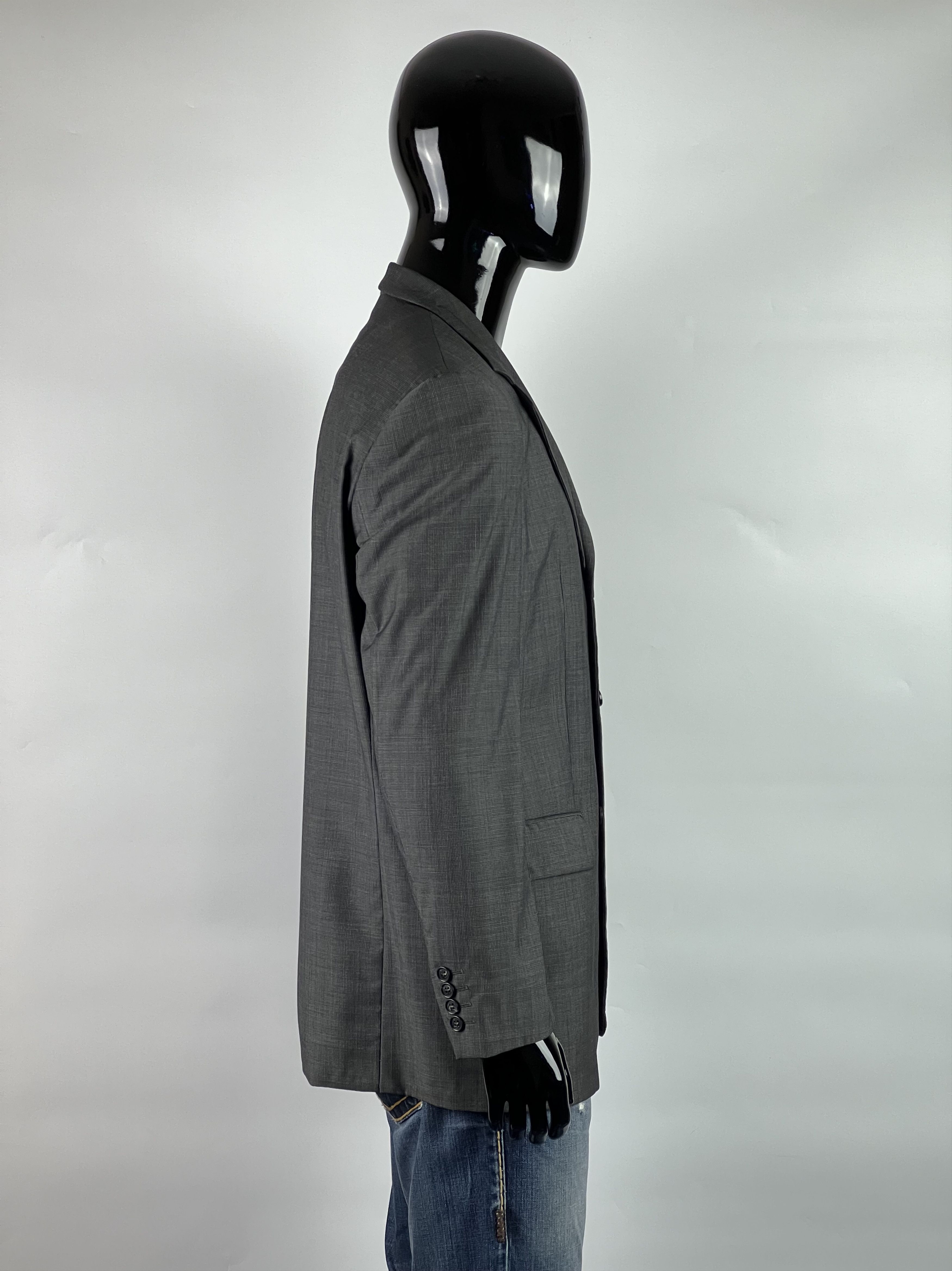 Vintage × Yves Saint Laurent Vintage Yves Saint Laurent Three Buttons Wool Blazer Size 50 Size 50R - 2 Thumbnail