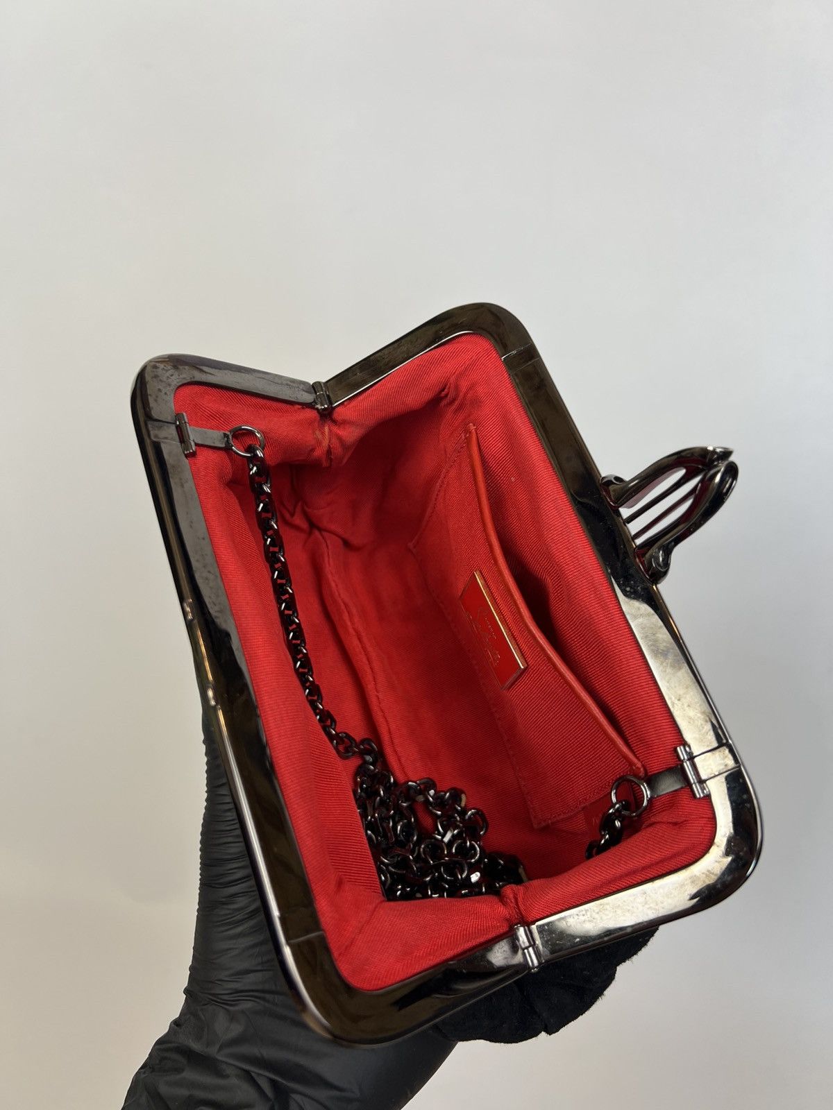 Christian Louboutin Christian Louboutin Clutch Italy Suede bag Size ONE SIZE - 10 Thumbnail