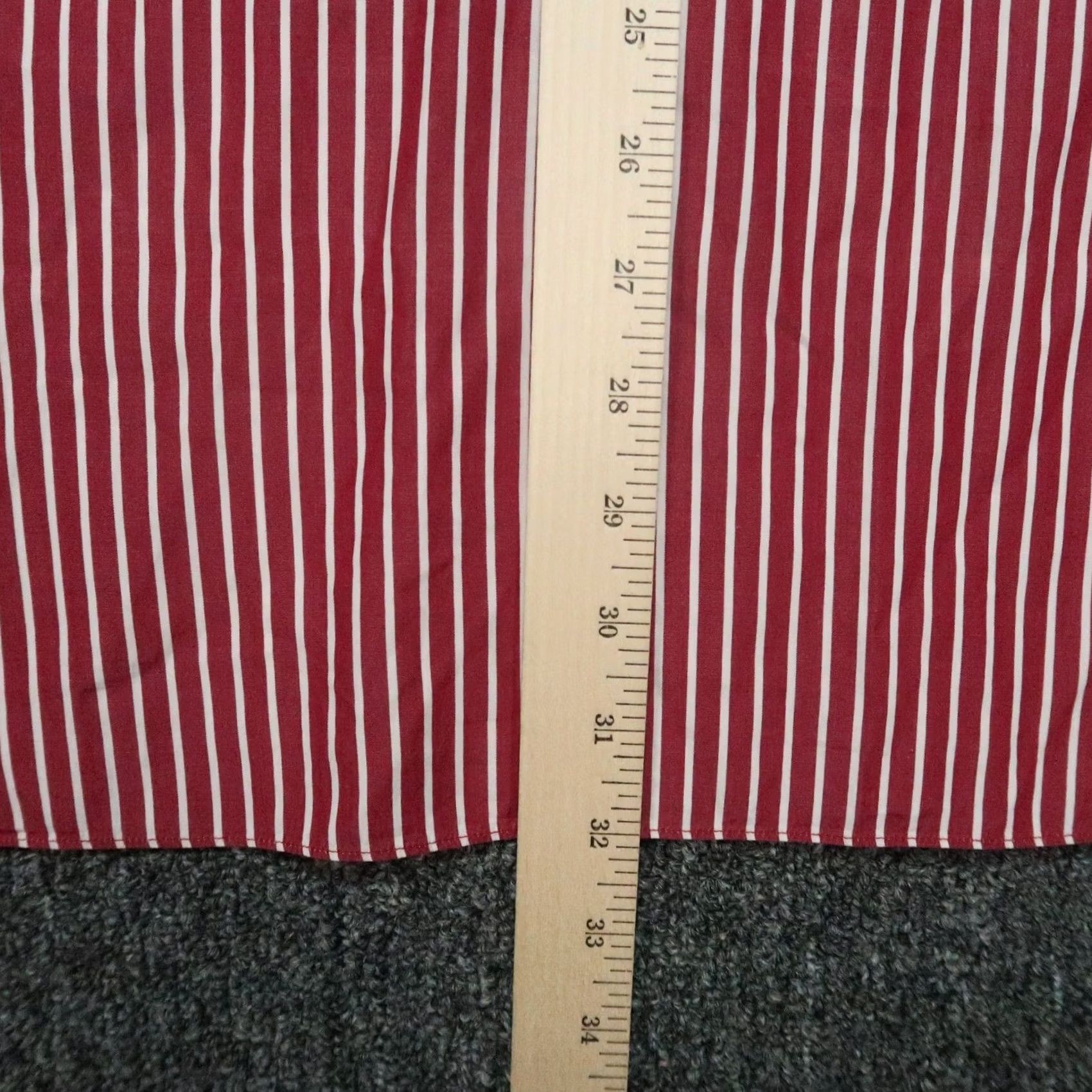 Ralph Lauren Ralph Lauren Purple Label Shirt - Men Large Long Sleeve Red White Striped Italy French Cuff - Size 46 in | eBay Size US L / EU 52-54 / 3 - 7 Thumbnail