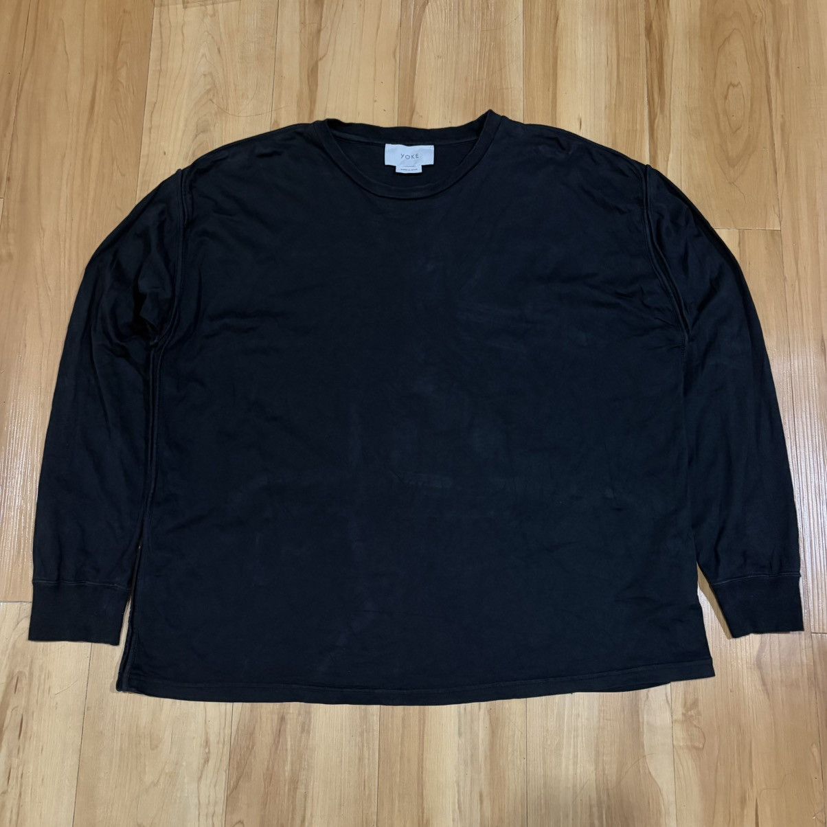 YOKE Yoke piping long sleeve t-shirt Size US M / EU 48-50 / 2 - 1 Thumbnail