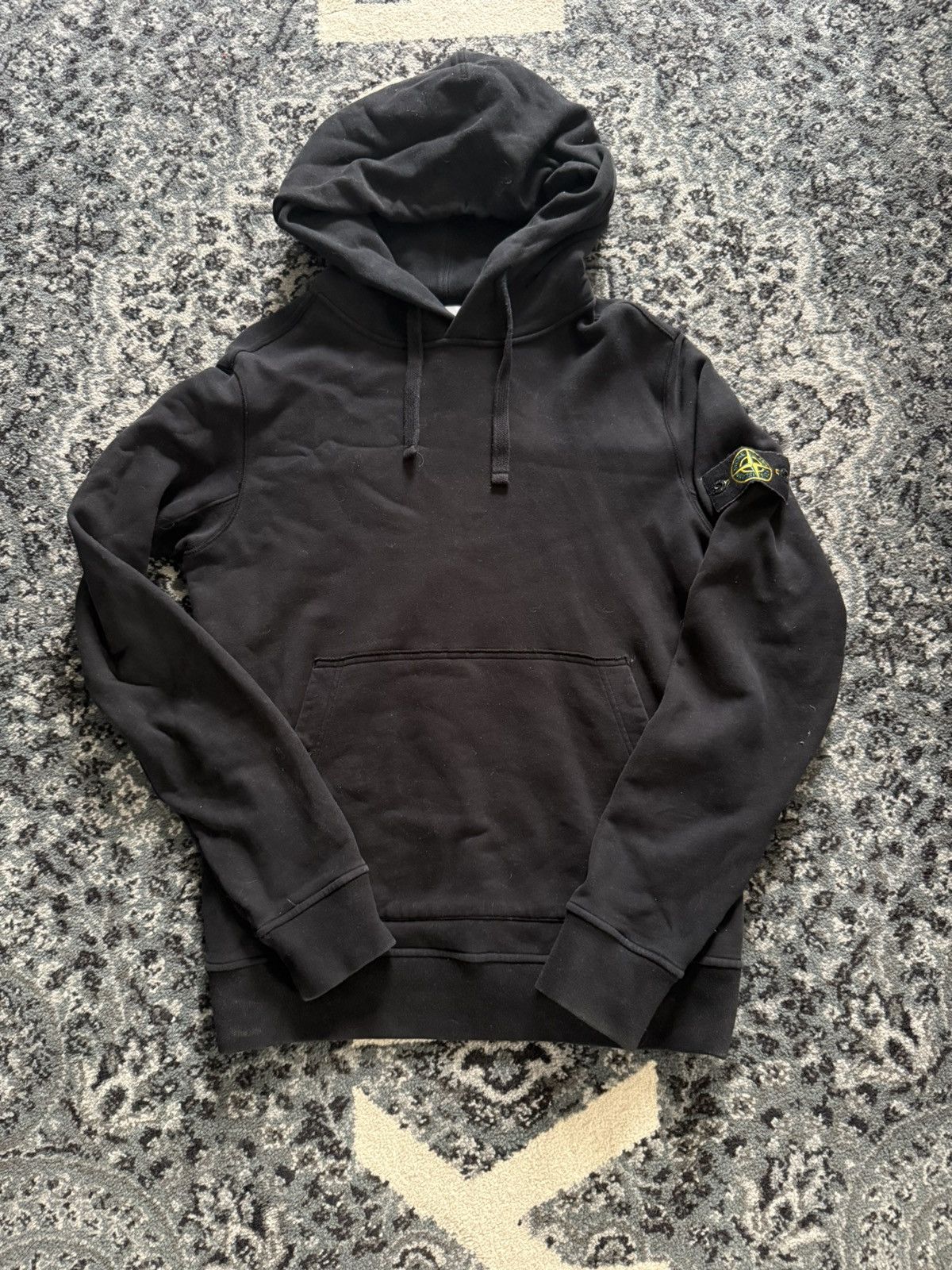 Stone Island Stone Island Black Hoodie Size US M / EU 48-50 / 2 - 1 Thumbnail