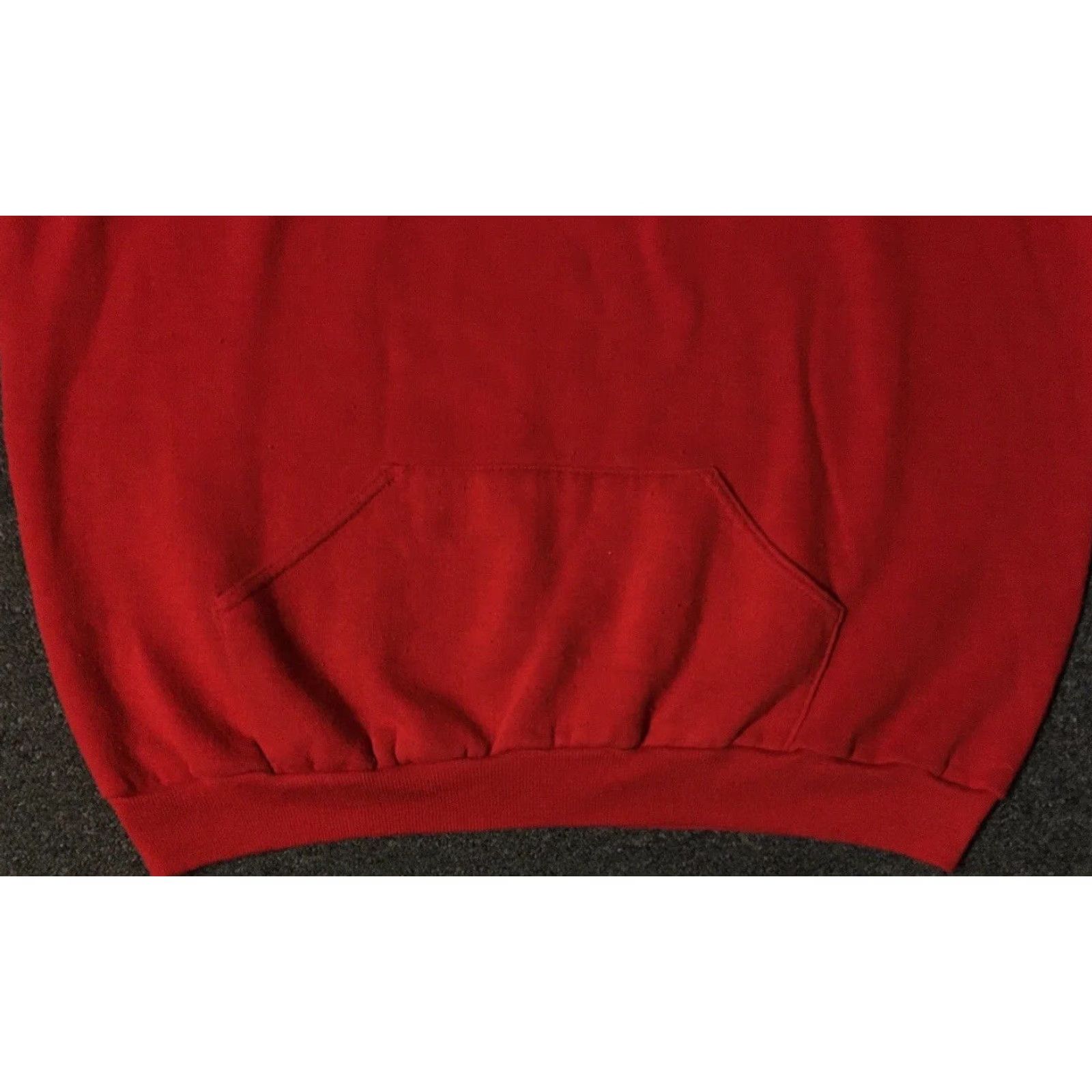 Vtg Russell Lifeguard Hoodie Shirt M L Red USA 80s 90s Vintage Boxy Athletic Pullover Men TracK Surf Grunge Spring Style