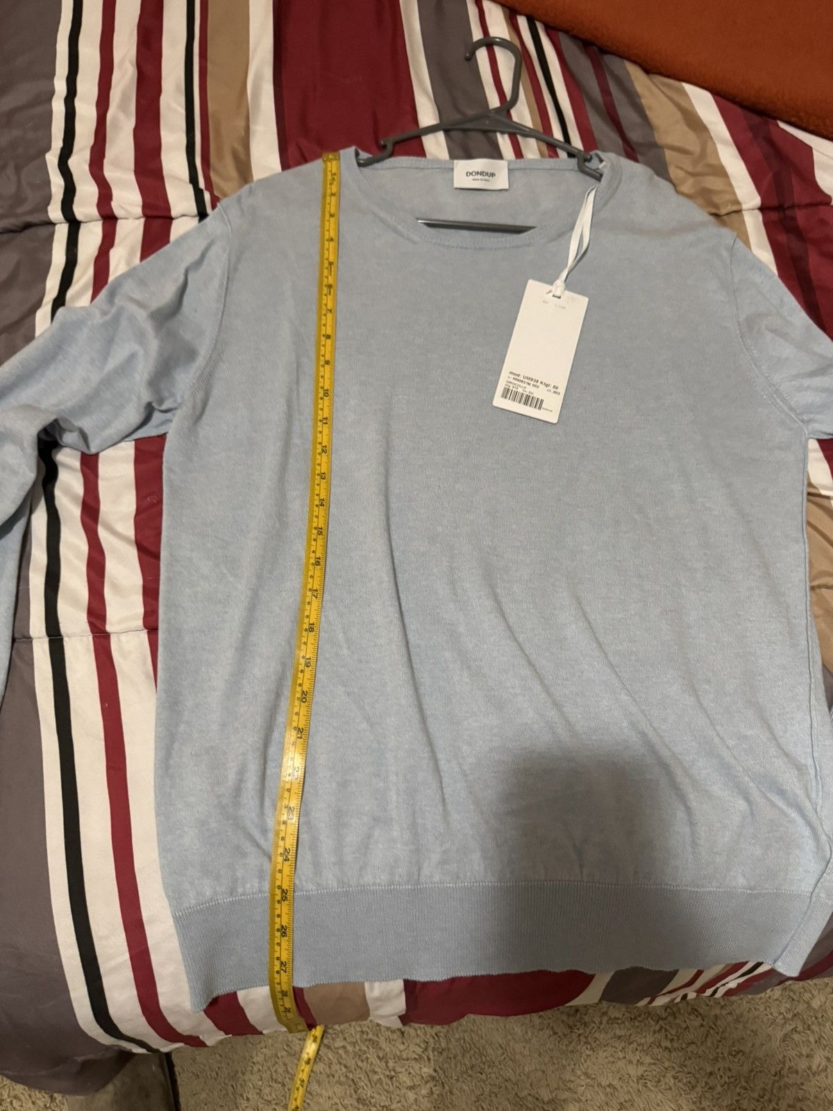Dondup Dondup sweater in light baby blue size L Size US M / EU 48-50 / 2 - 6 Thumbnail