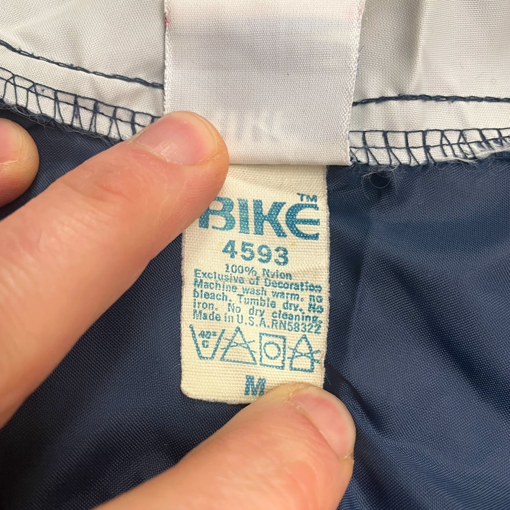Vintage VINTAGE Bike Hoodie Windbreaker Jacket Womens M Blue White Full Zip Outdoor Size M / US 6-8 / IT 42-44 - 7 Thumbnail