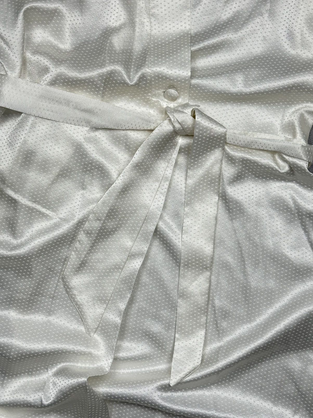 Dior Vintage Christian Dior Lingerie Full Length Nightgown & Robe Size L / US 10 / IT 46 - 6 Thumbnail