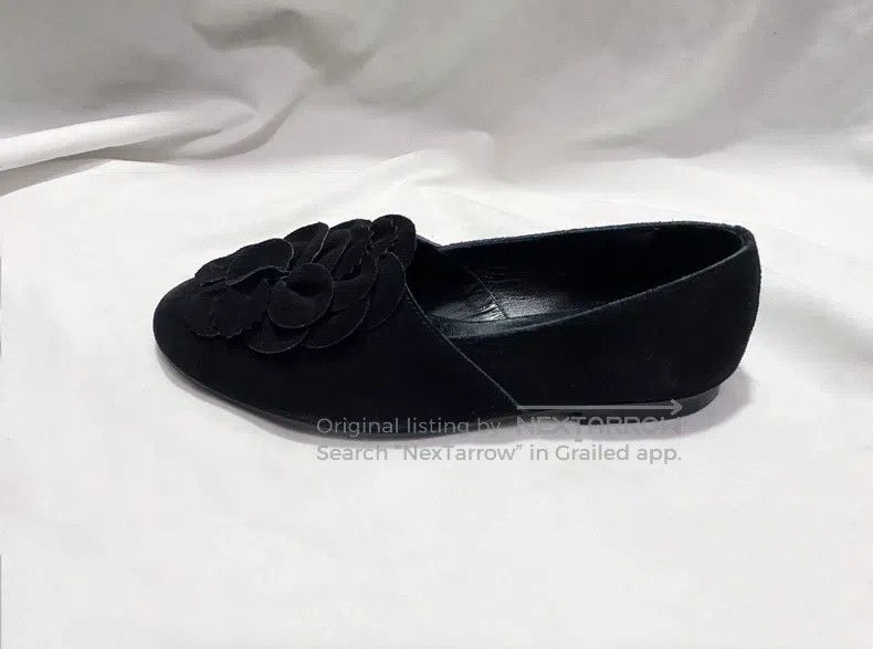 Other Comme des Garcons Flower flat shoes with bean shoes Size US 7.5 / IT 37.5 - 1 Thumbnail