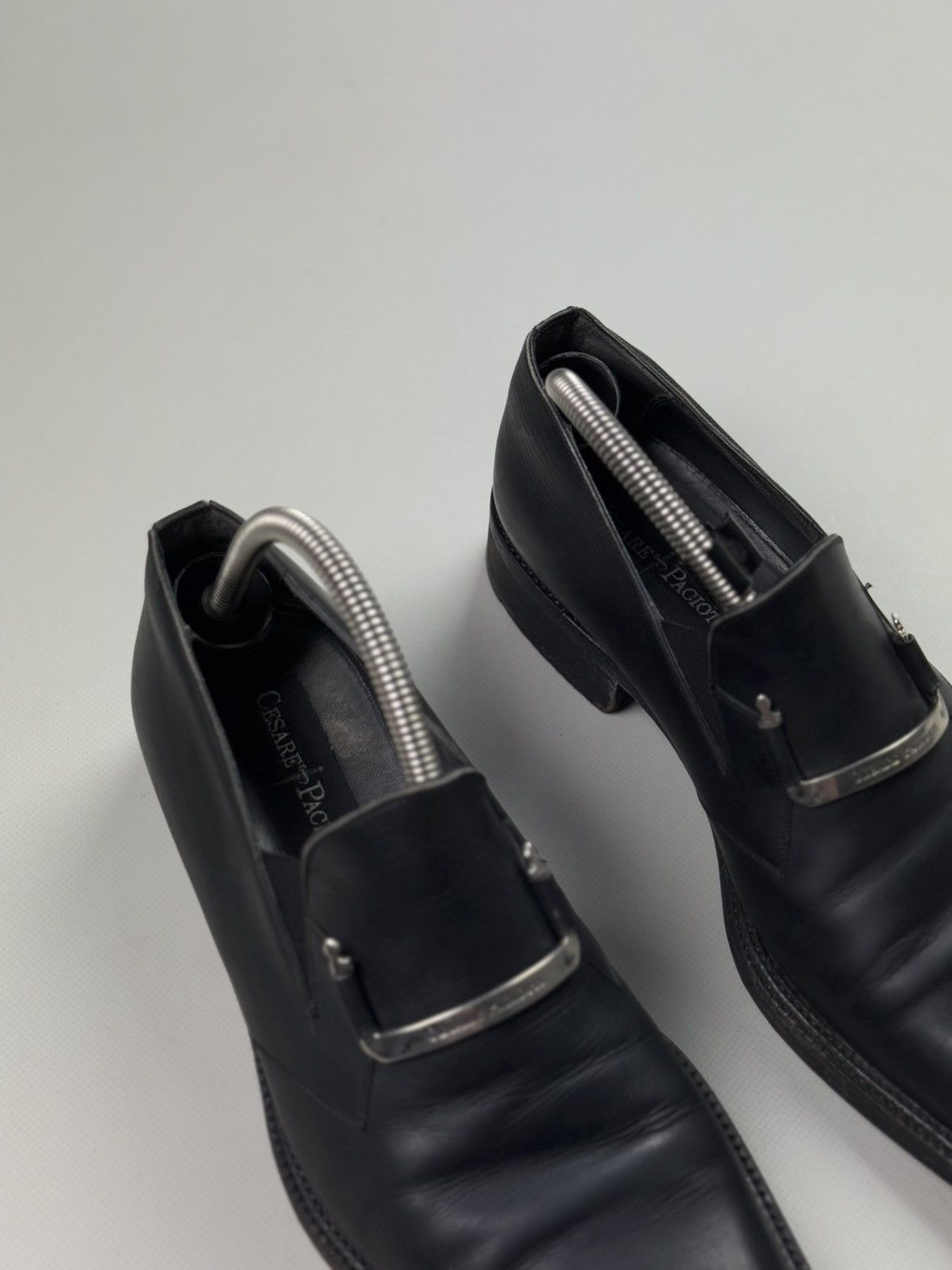 Vintage Cesare Paciotti Vintage Men’s Leather Formal Loafers Shoes Size US 8 / EU 41 - 3 Thumbnail