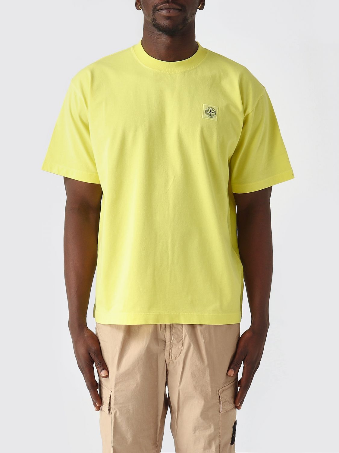 Stone Island Stone Island T-Shirt Men Lemon Size US XS / EU 42 / 0 - 1 Thumbnail