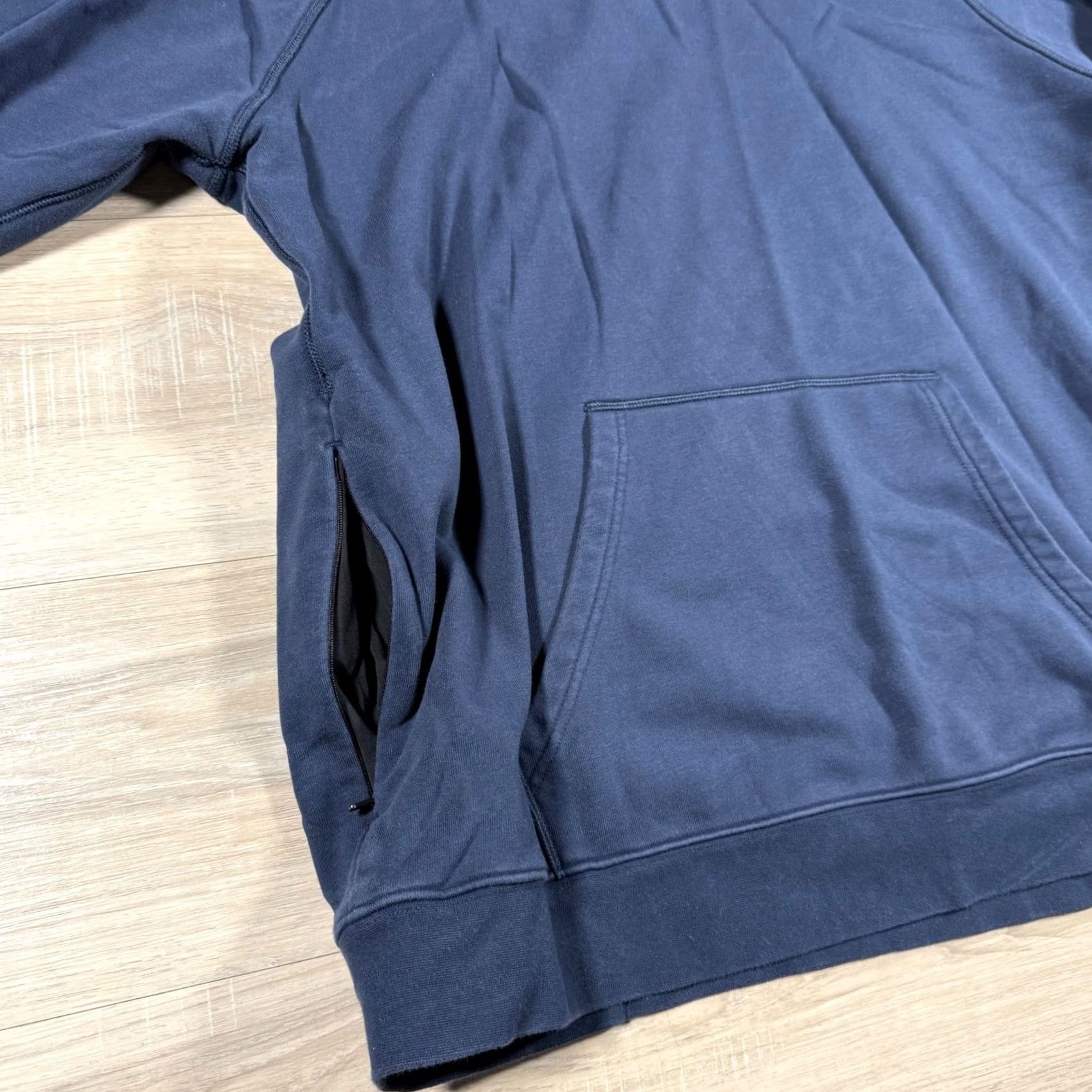 Vintage PUBLIC REC Hoodie Navy Blue Zip Pocket Stretch Size XL Size US XL / EU 56 / 4 - 3 Thumbnail