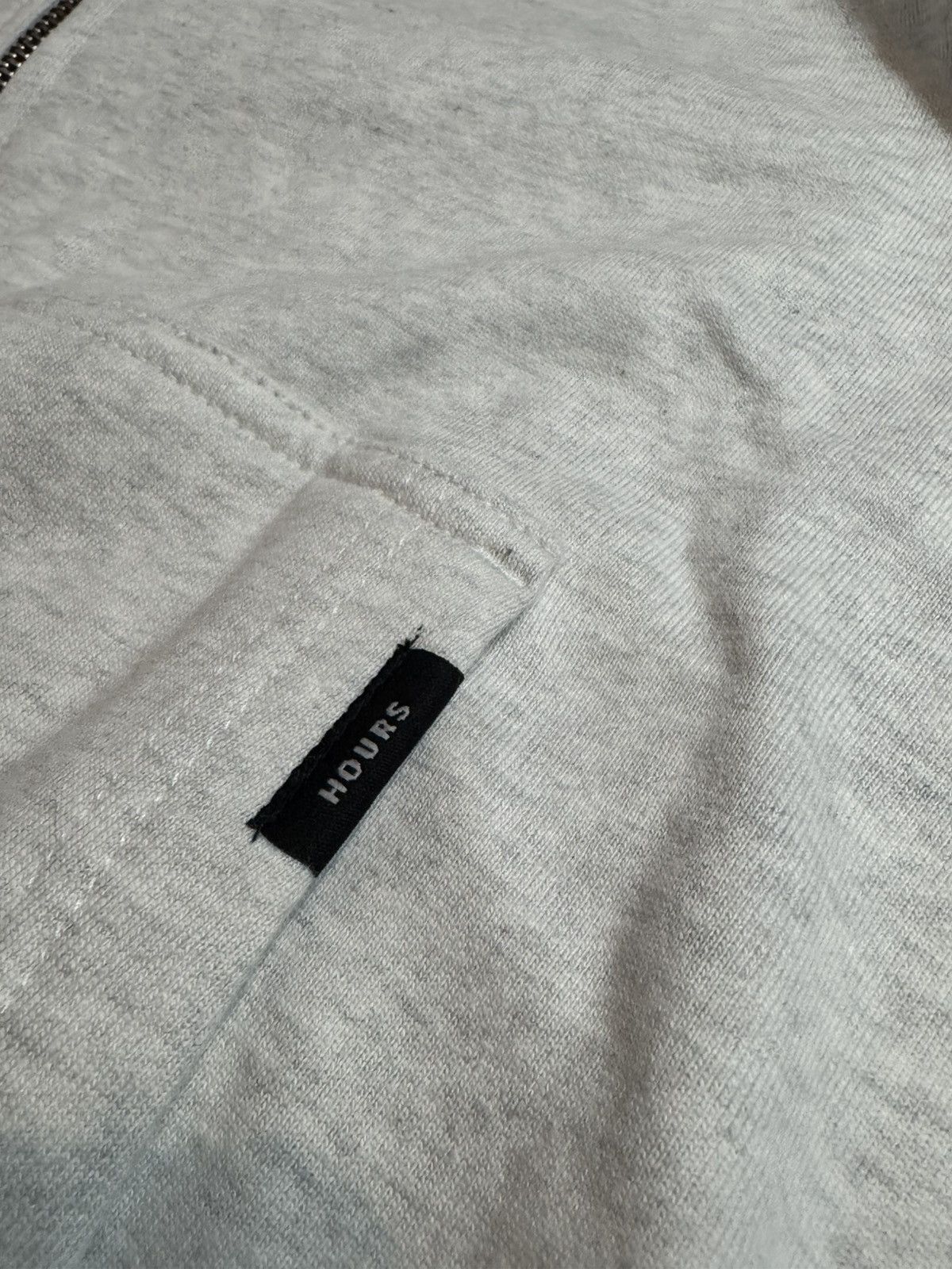 Other HOURS DROP SHOULDER ZIP HOODIE (ASH) Size US M / EU 48-50 / 2 - 4 Thumbnail