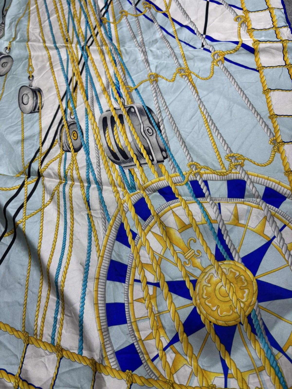 Escada Big Silk Scarf Vintage Size ONE SIZE - 3 Thumbnail