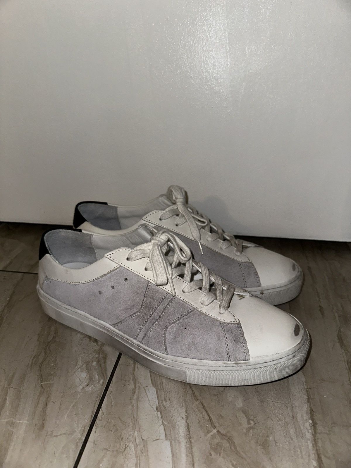 Koio Koio Capri Distressed Suede & Leather Sneaker Sz 10US Men Size US 10 / EU 43 - 1 Thumbnail