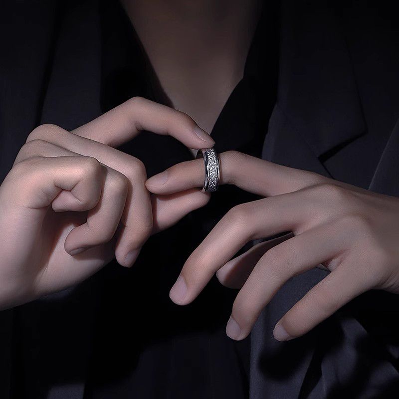 Jewelry Crazy Jewelry Rings Open Size Chrome Ring (Size 7-13) Size ONE SIZE - 1 Thumbnail