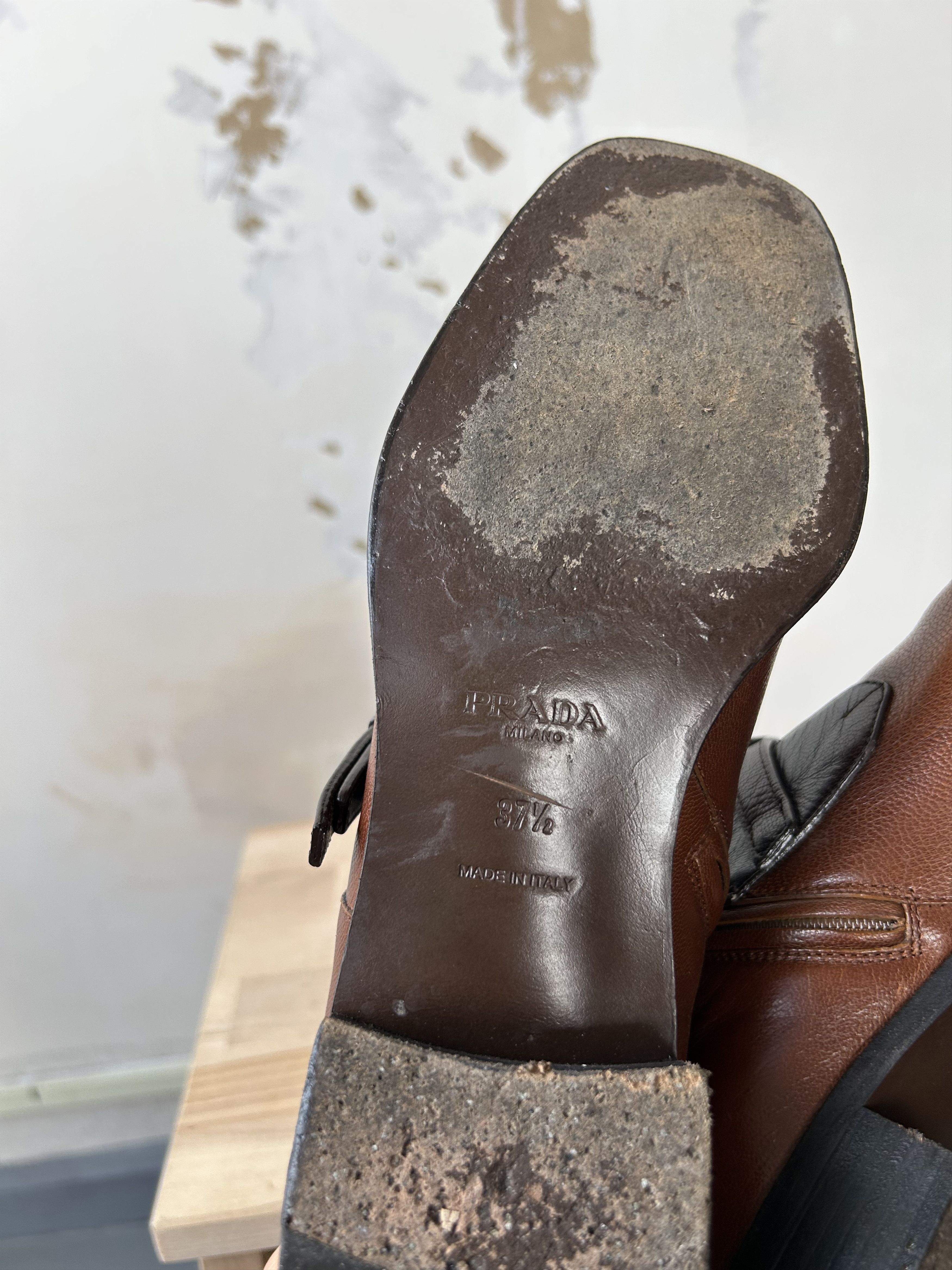 Prada Prada Boots y2k leather Size US 7.5 / IT 37.5 - 6 Thumbnail