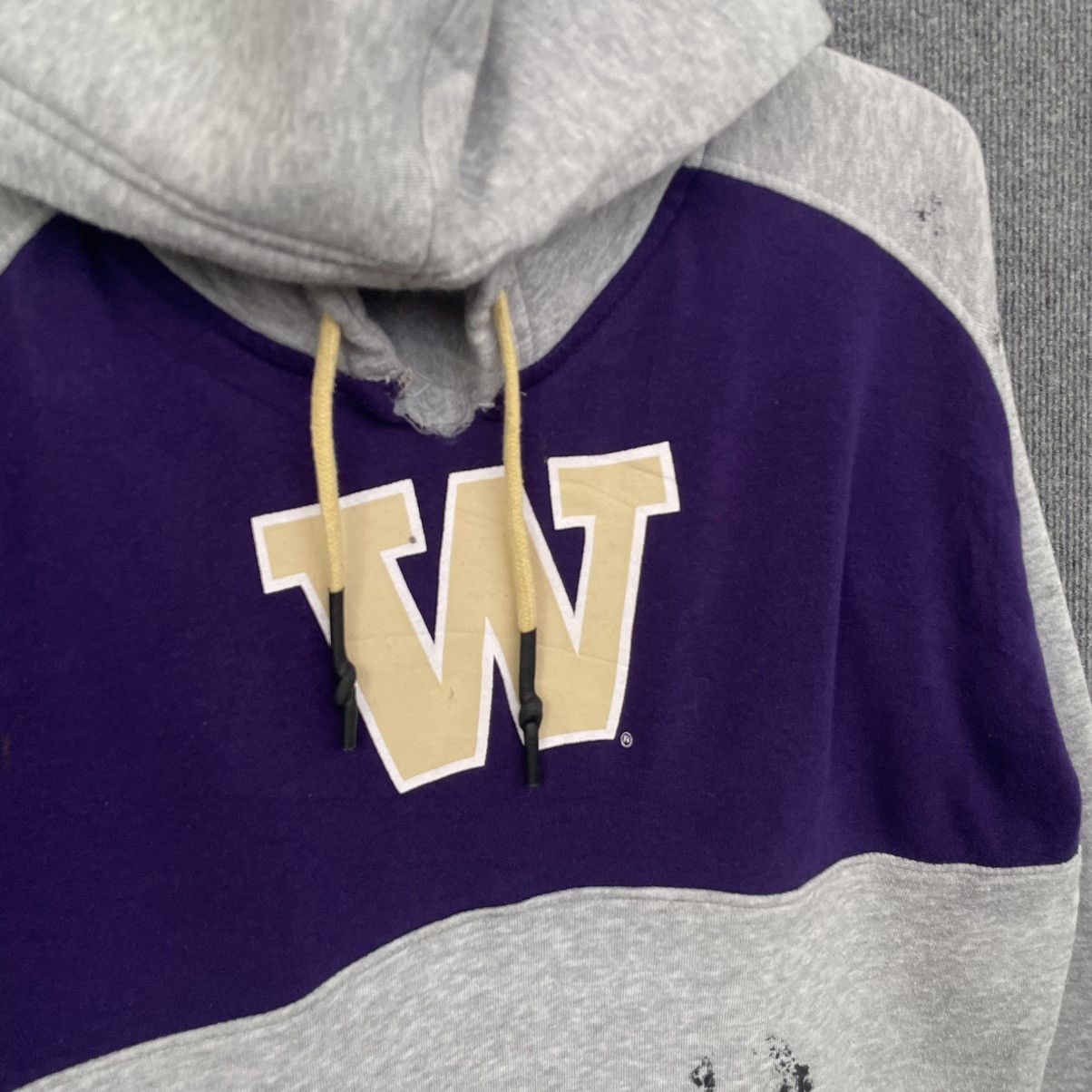Champion × Vintage 2000s Champion Washington Huskies NCAA Pullover Hoodie Size US M / EU 48-50 / 2 - 2 Thumbnail