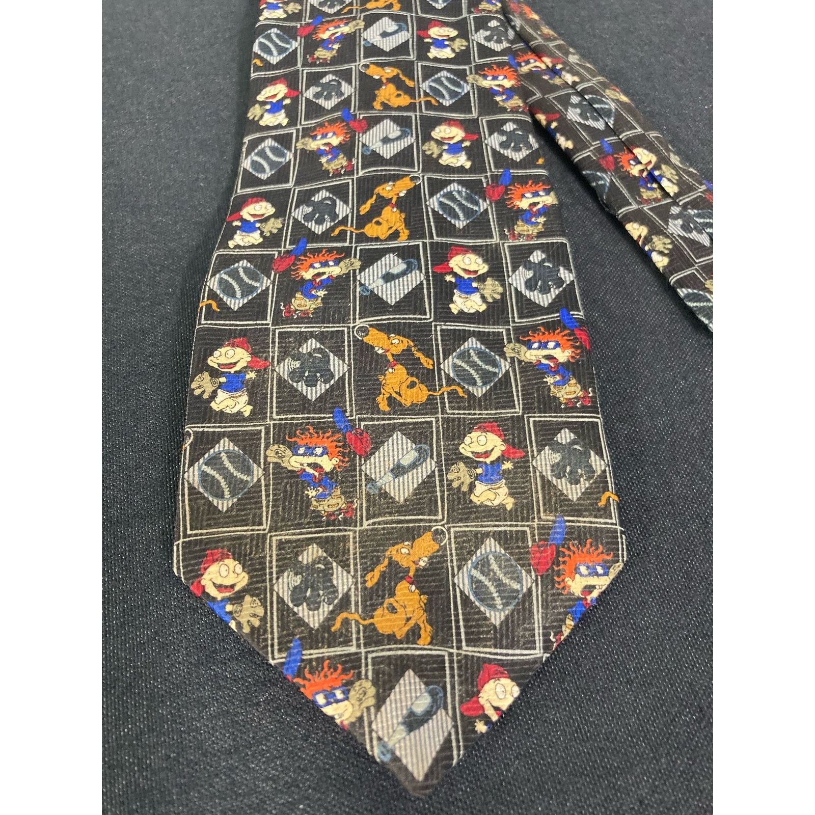 Nickelodeon VTG 90s Nickelodeon Rugrats Tie Necktie Tommy Size ONE SIZE - 6 Thumbnail