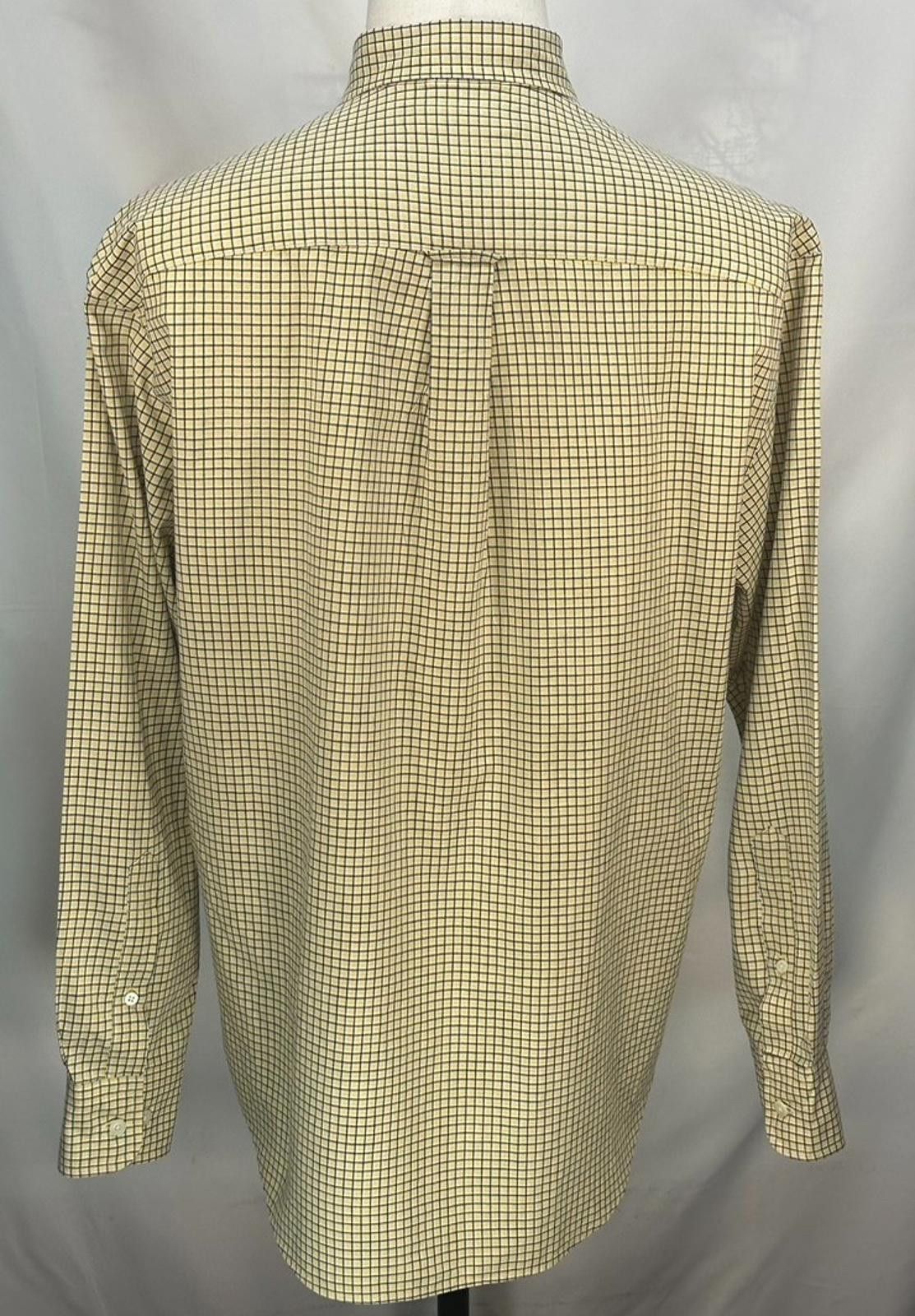 Nautica Nautica Check Pattern 100% Cotton Button Up Yellow Men's M Size US M / EU 48-50 / 2 - 2 Thumbnail