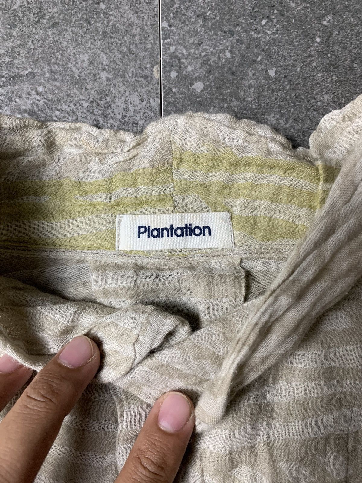 Issey Miyake 2000s Plantation Issey Miyake Pattern Button Up Size L / US 10 / IT 46 - 6 Thumbnail
