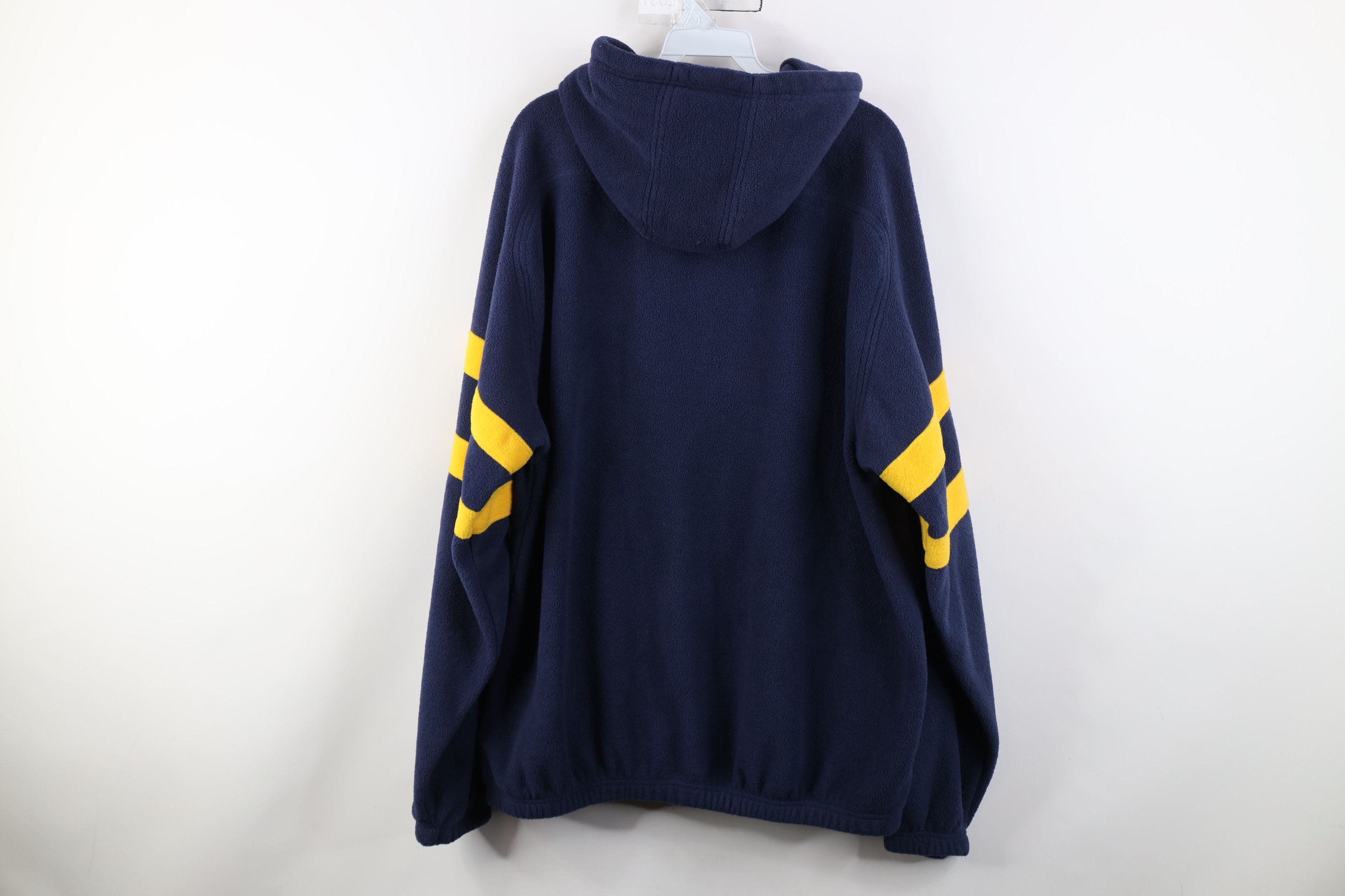 Vintage Vintage 90s University of Michigan Full Zip Hoodie Blue Size US XL / EU 56 / 4 - 13 Thumbnail