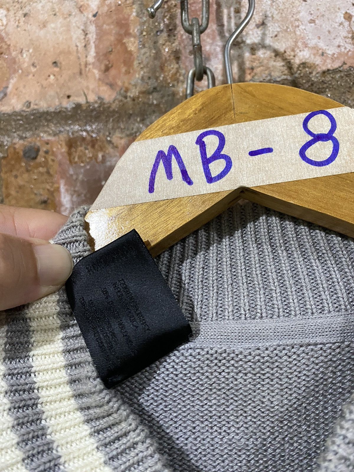 N.Hoolywood 2000s Stripe knit Size US M / EU 48-50 / 2 - 9 Thumbnail