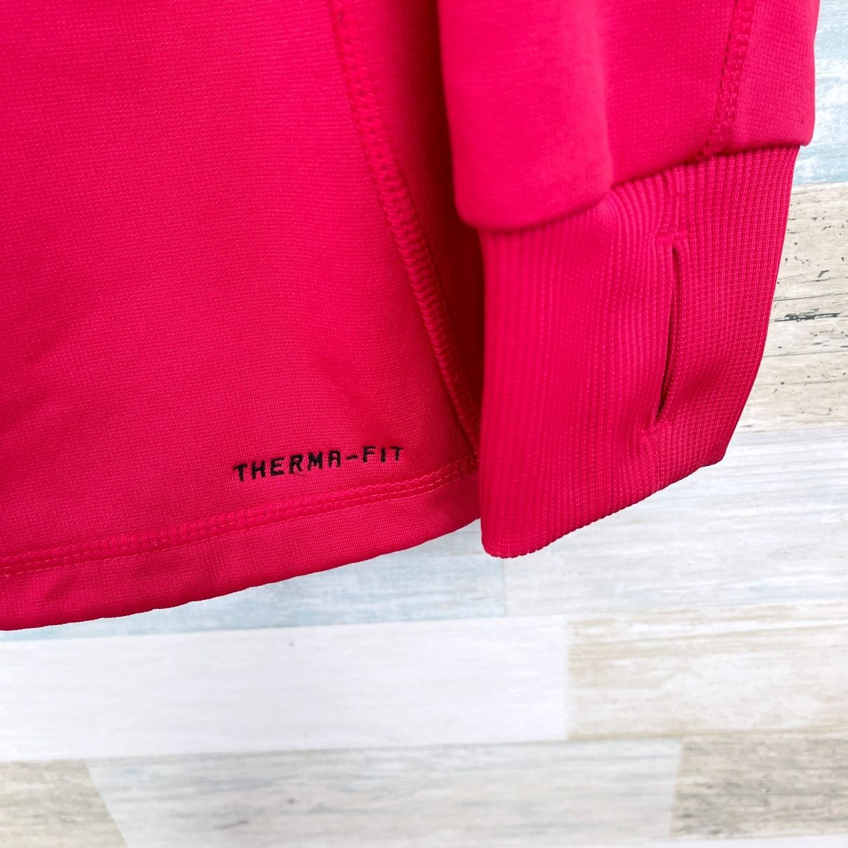 Nike Nike Just Do It Swoosh Graphic Hoodie Red Fleece Womens L Size L / US 10 / IT 46 - 6 Thumbnail
