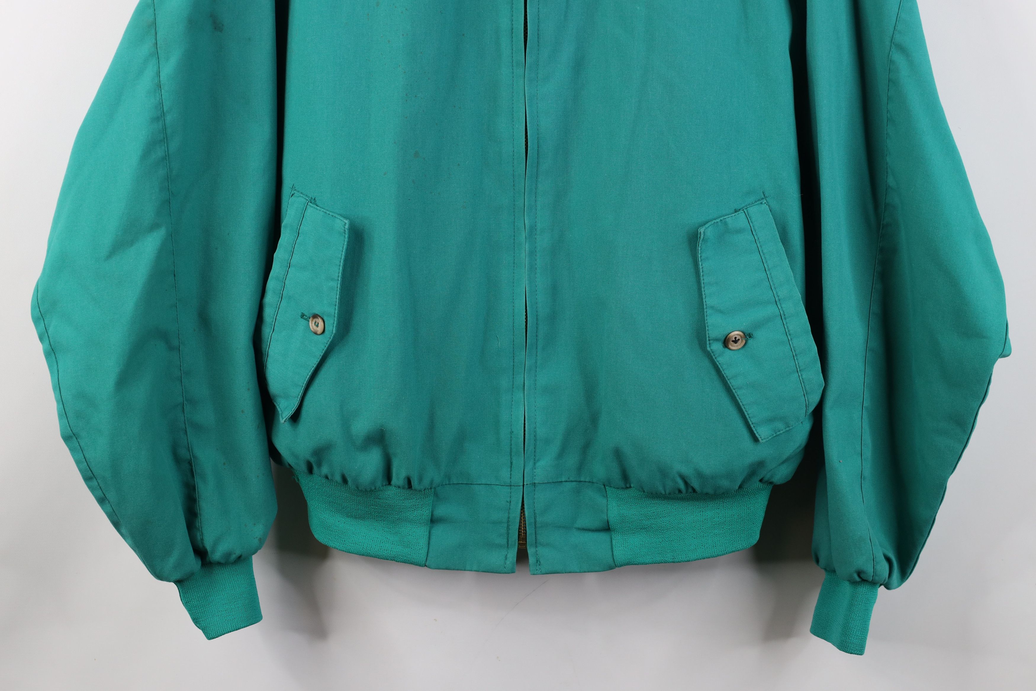 Vintage Vintage 80s 90s Workers Union Flannel Lined Bomber Jacket Size US L / EU 52-54 / 3 - 3 Thumbnail