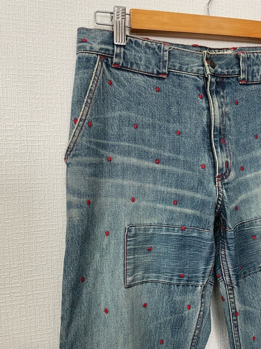 Undercover UNDERCOVER 02ss Haze Period Diamond Patchwork Denim US 30 Size US 30 / EU 46 - 5 Thumbnail