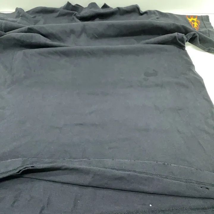 Balenciaga Balenciaga Black Flame Logo Short Sleeve T-shirt 0079-2507 Size US M / EU 48-50 / 2 - 6 Thumbnail